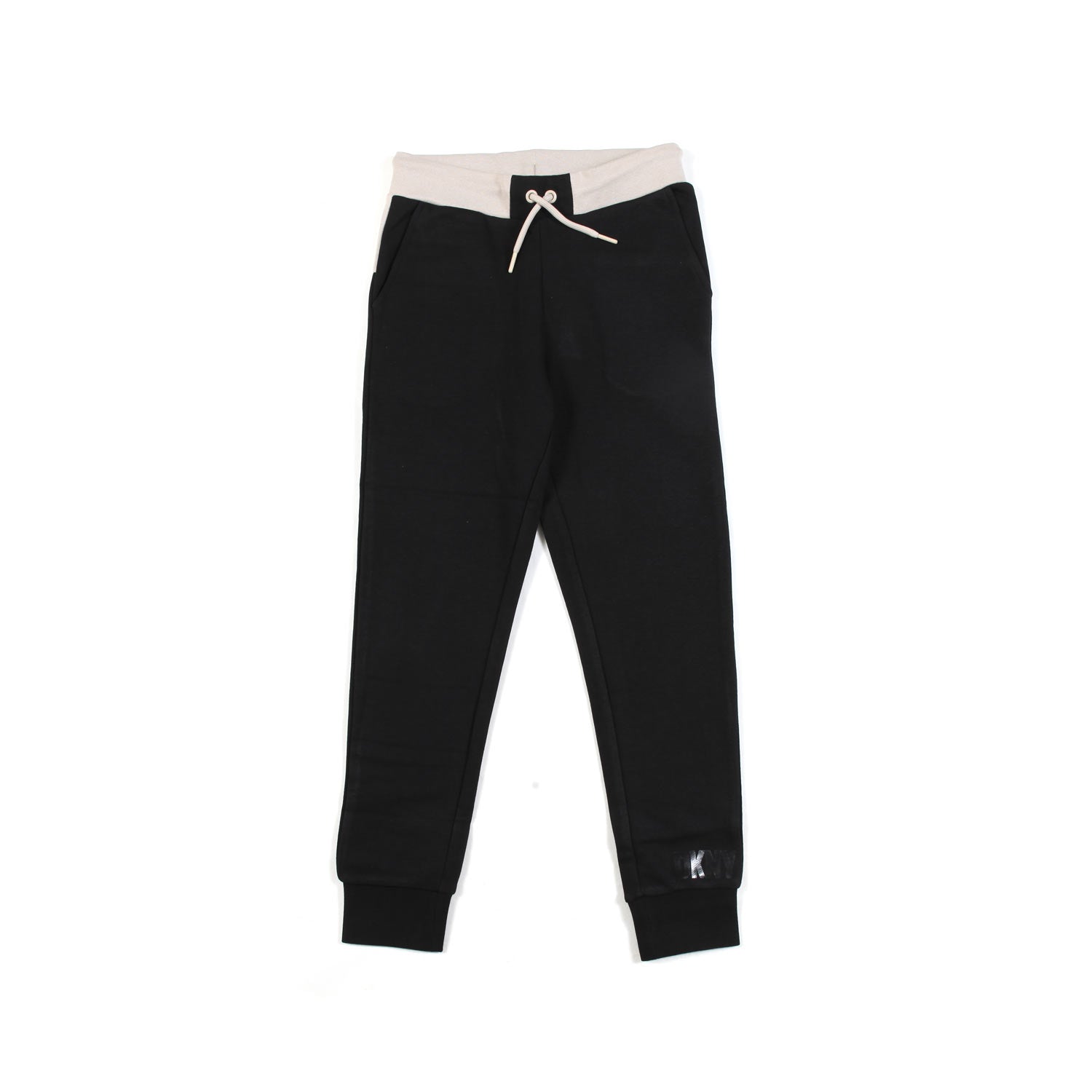 PANTALONE IN FELPA NERO E BEIGE BAMBINA E TEEN - annameglio.com abbigliamento moda