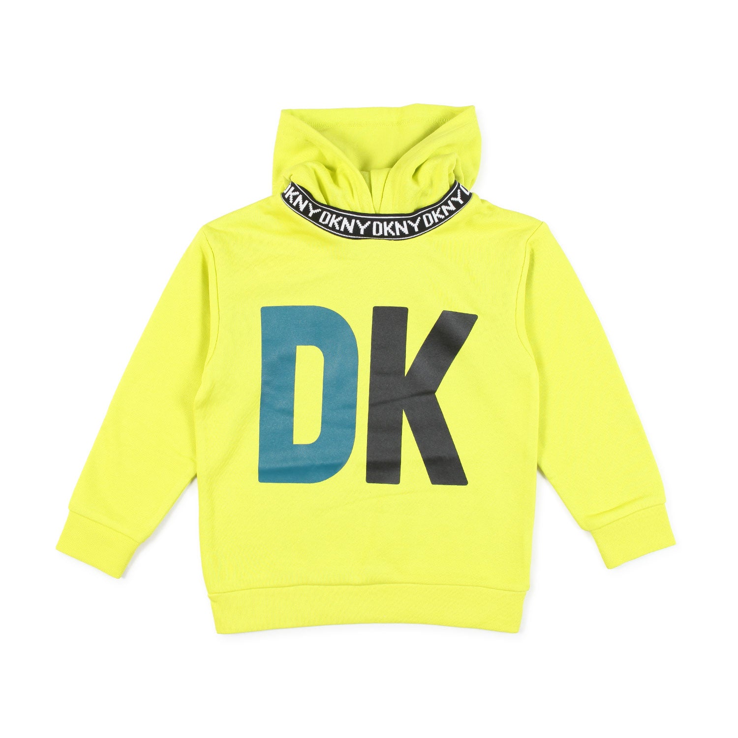 FELPA GIALLO FLUO CON LOGHI BAMBINA E TEEN - annameglio.com abbigliamento moda