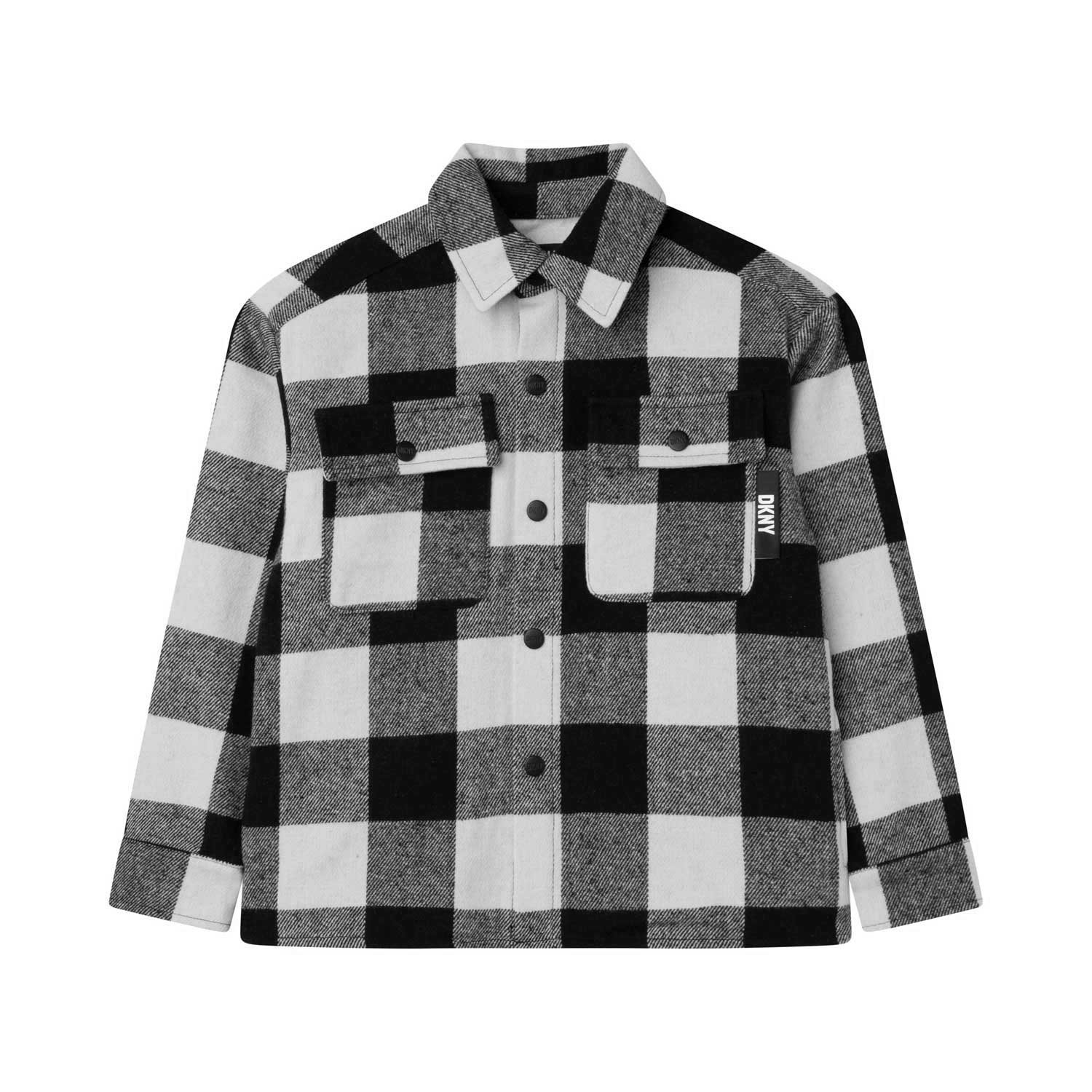 CAMICIA NERA E BIANCA A QUADRI BAMBINO E TEEN - annameglio.com abbigliamento moda