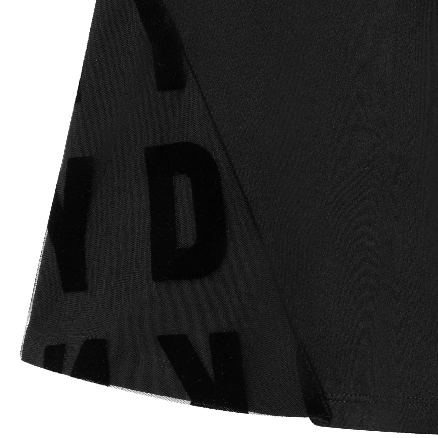 T-SHIRT NERA IN COTONE E TULLE BAMBINA E TEEN - annameglio.com abbigliamento moda