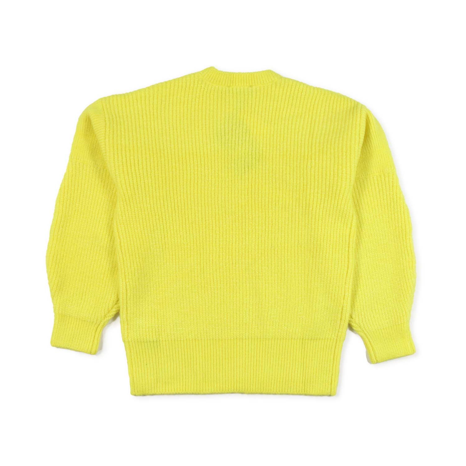 MAGLIONE GIALLO A COSTE BAMBINA E TEEN - annameglio.com abbigliamento moda