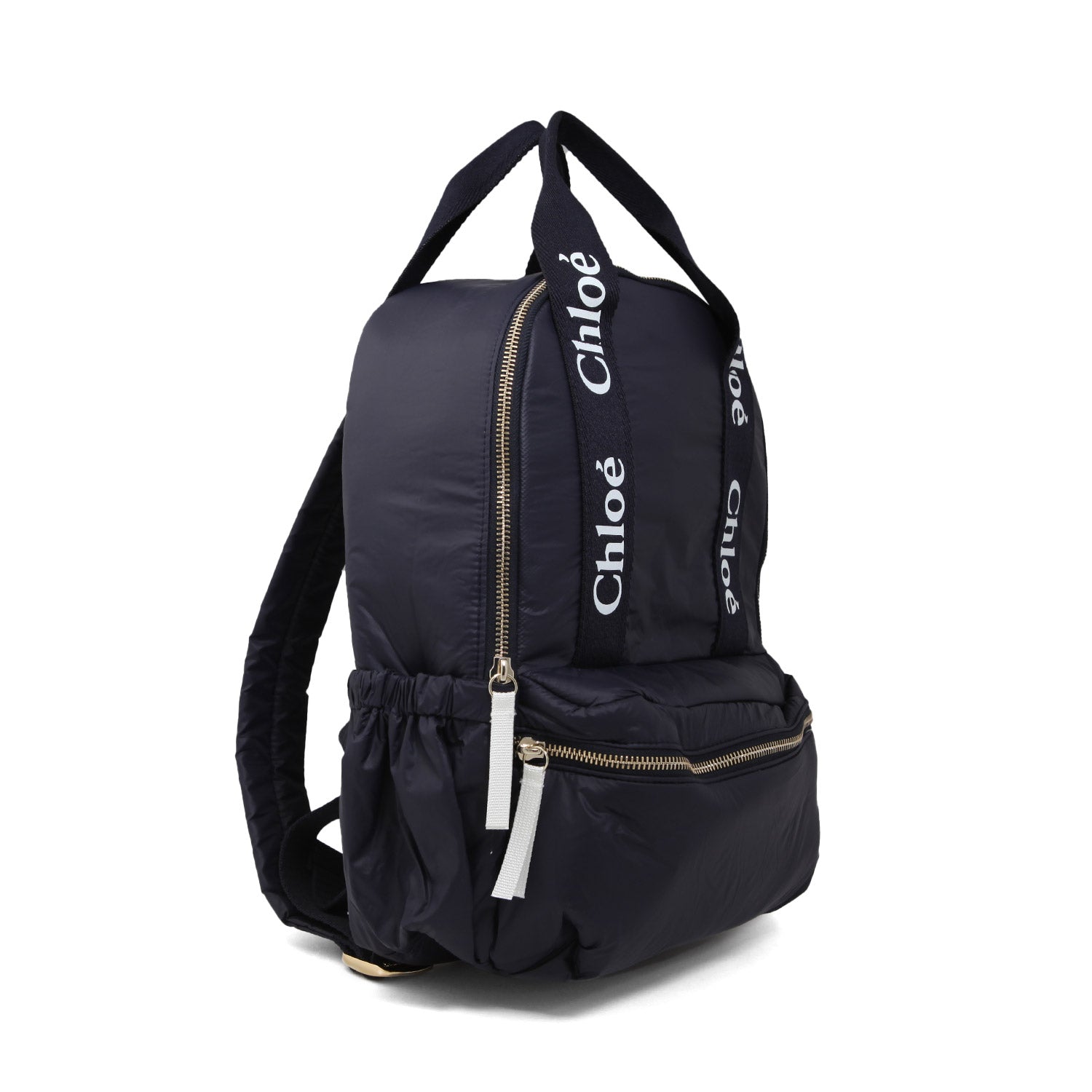 ZAINETTO BLU NAVY CON LOGHI BIANCHI - annameglio.com abbigliamento moda