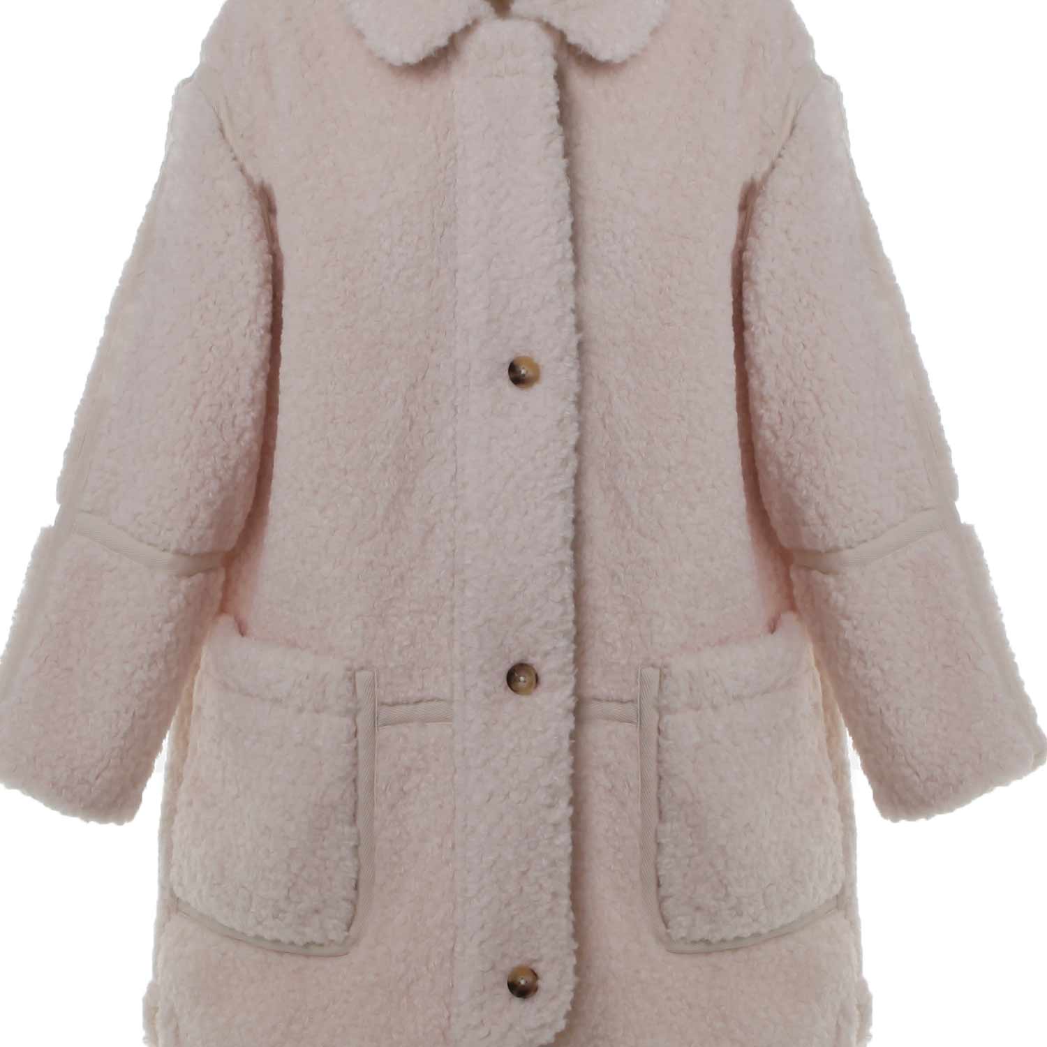 CAPPOTTO TEDDY PANNA BAMBINA E TEENAGER - annameglio.com abbigliamento moda