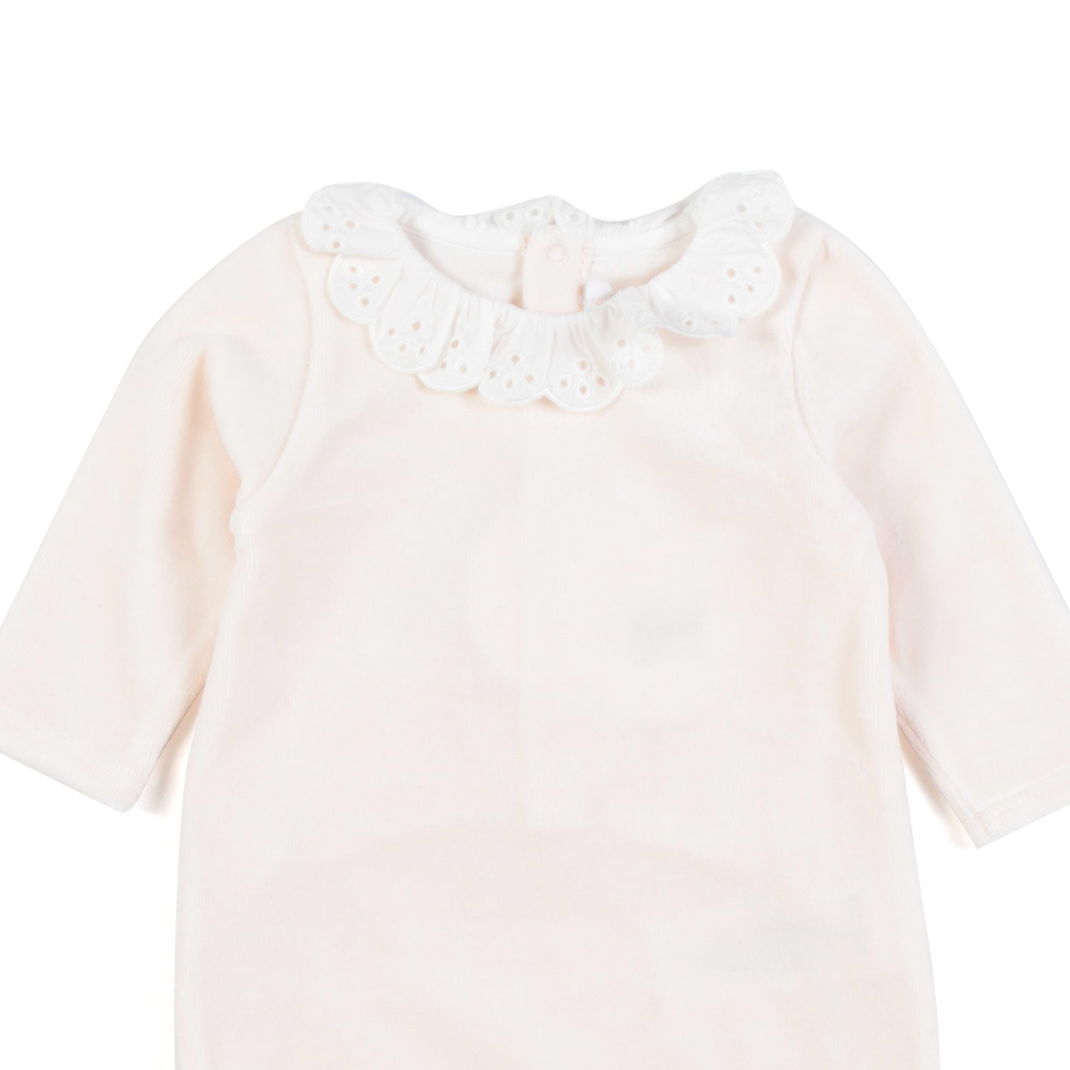 TUTINA ROSA CHIARO E BIANCA IN CINIGLIA NEONATA - annameglio.com abbigliamento moda