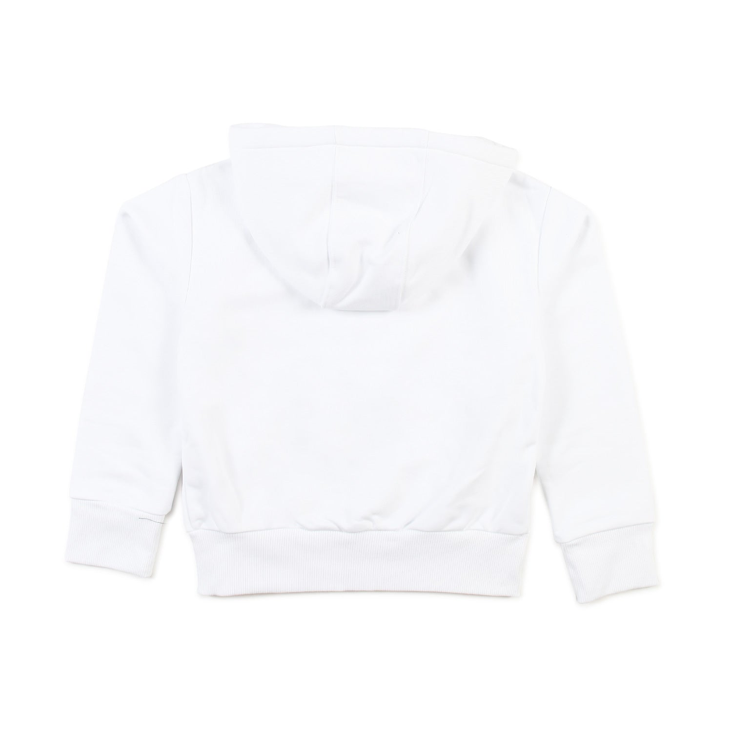 FELPA UNISEX BIANCA CON CAPPUCCIO BAMBINO E TEEN - annameglio.com abbigliamento moda