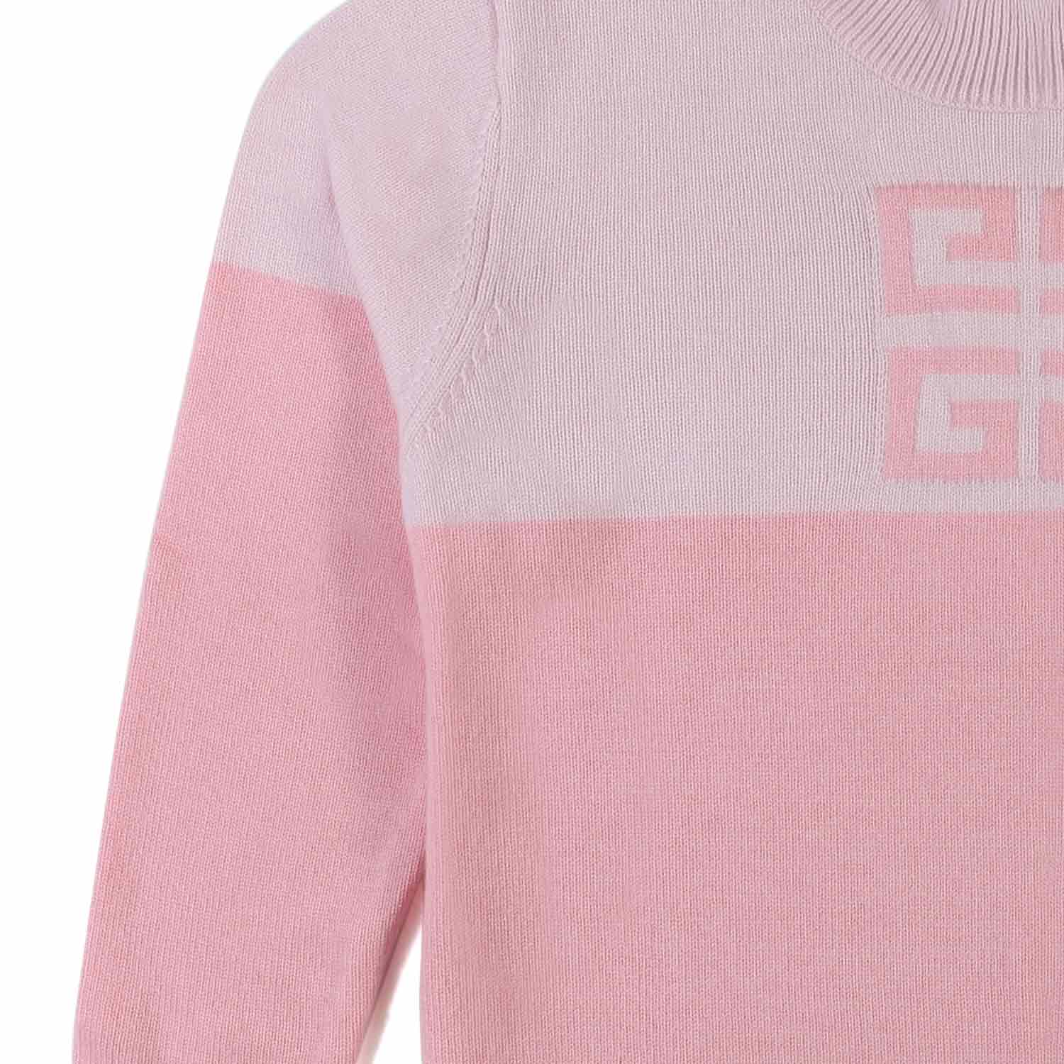PULLOVER ROSA COLOR BLOCK BAMBINA E TEENAGER - annameglio.com abbigliamento moda