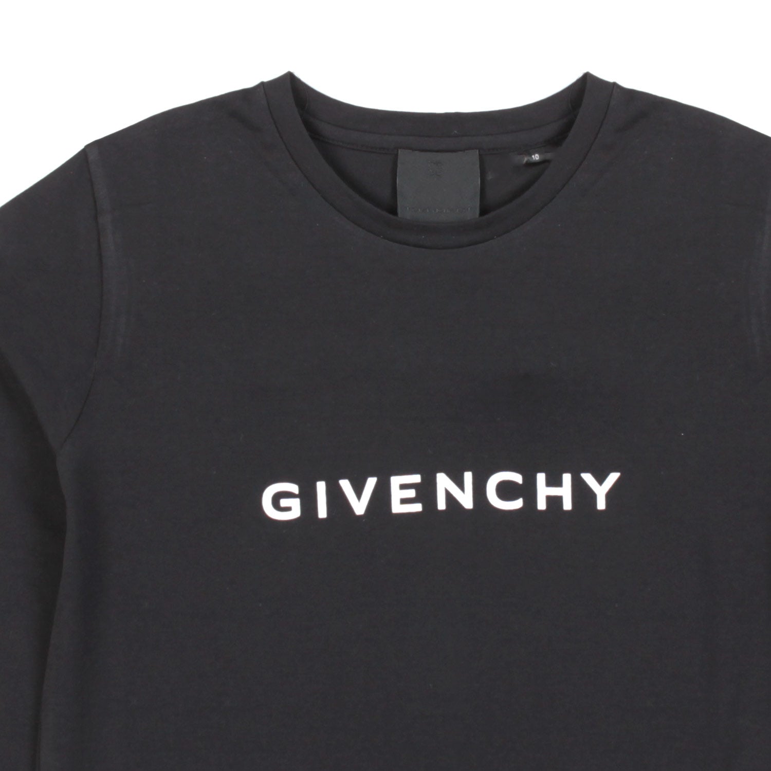 T-SHIRT MANICA LUNGA NERA CON LOGHI BAMBINA TEEN - annameglio.com abbigliamento moda