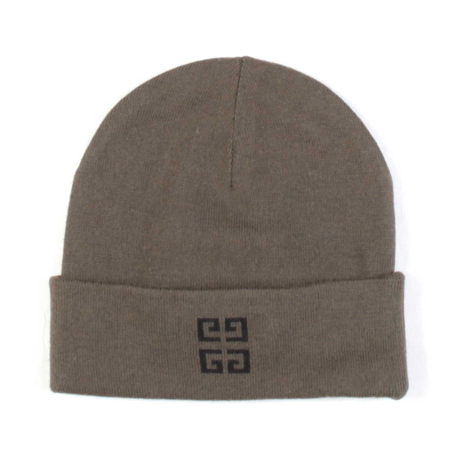 CAPPELLO BEANIE FANGO CON LOGHI NERI - annameglio.com abbigliamento moda