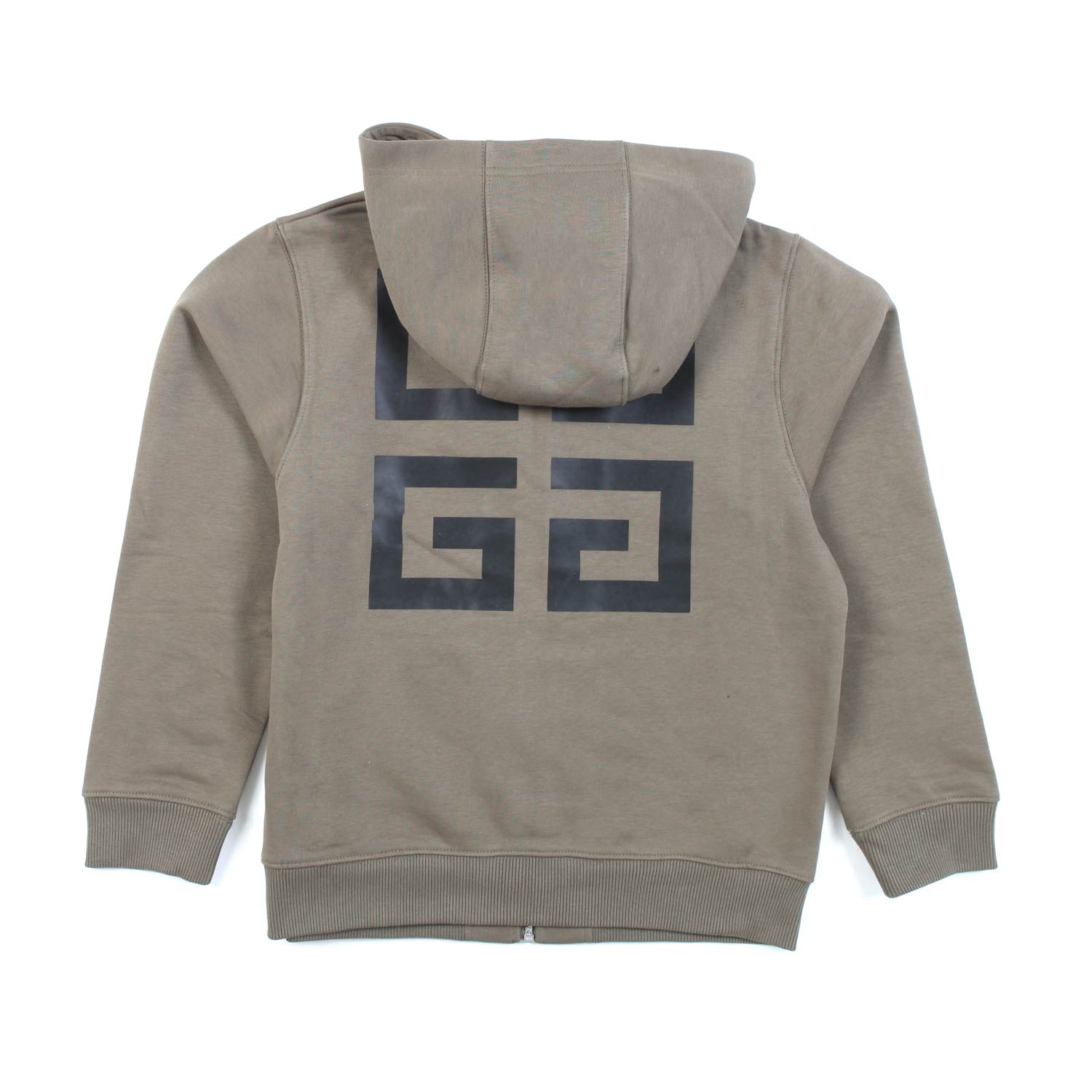 FELPA UNISEX VERDE MILITARE CON CAPPUCCIO - annameglio.com abbigliamento moda