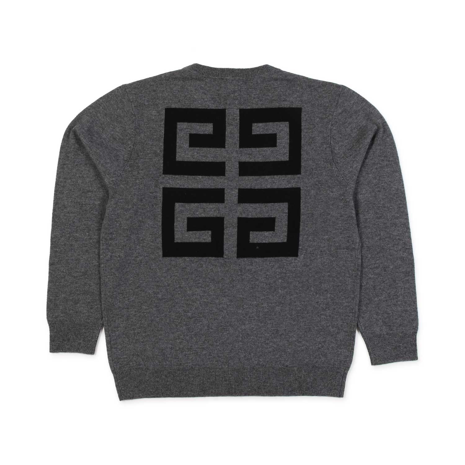 PULLOVER GRIGIO SCURO LOGHI NERI - annameglio.com abbigliamento moda