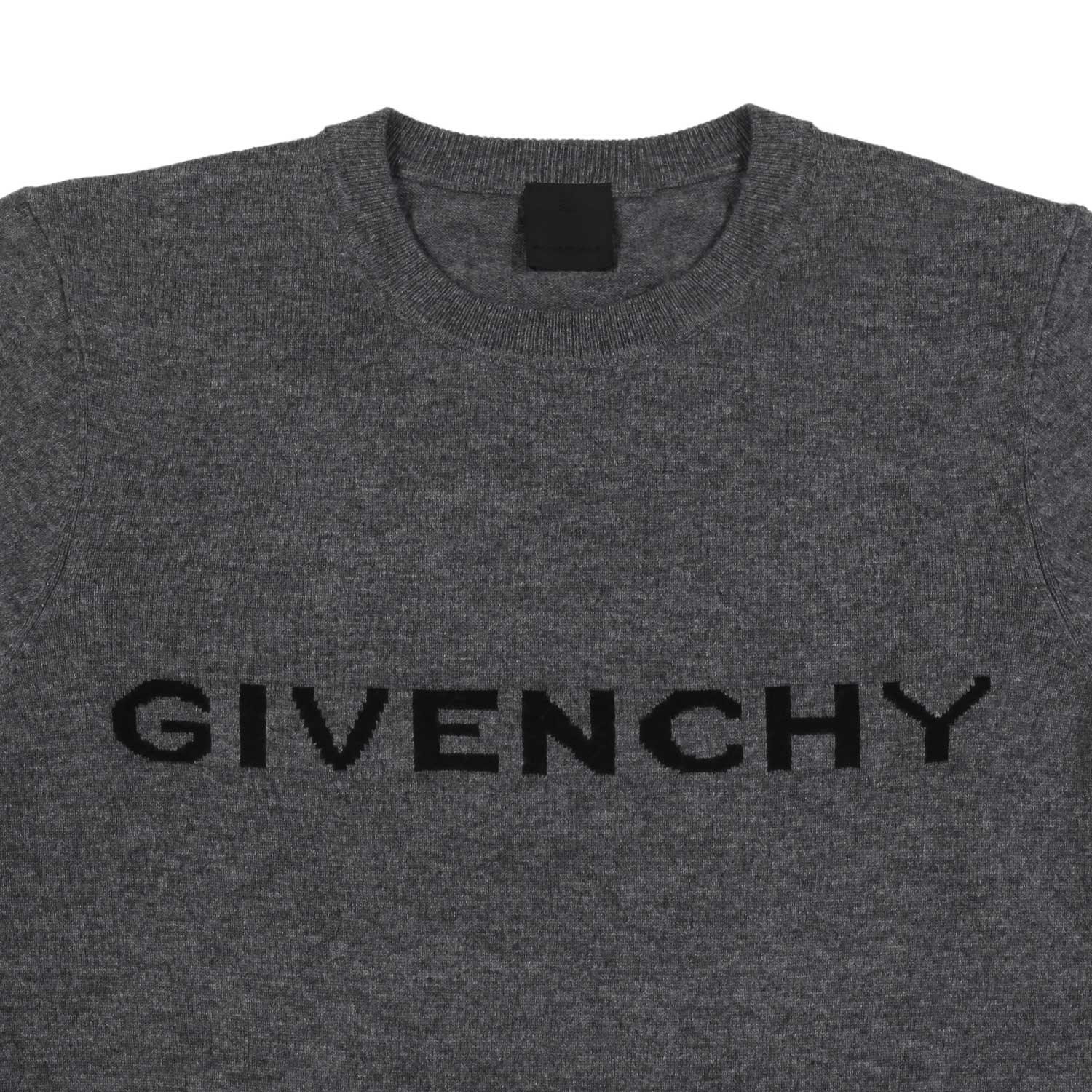 PULLOVER GRIGIO SCURO LOGHI NERI - annameglio.com abbigliamento moda