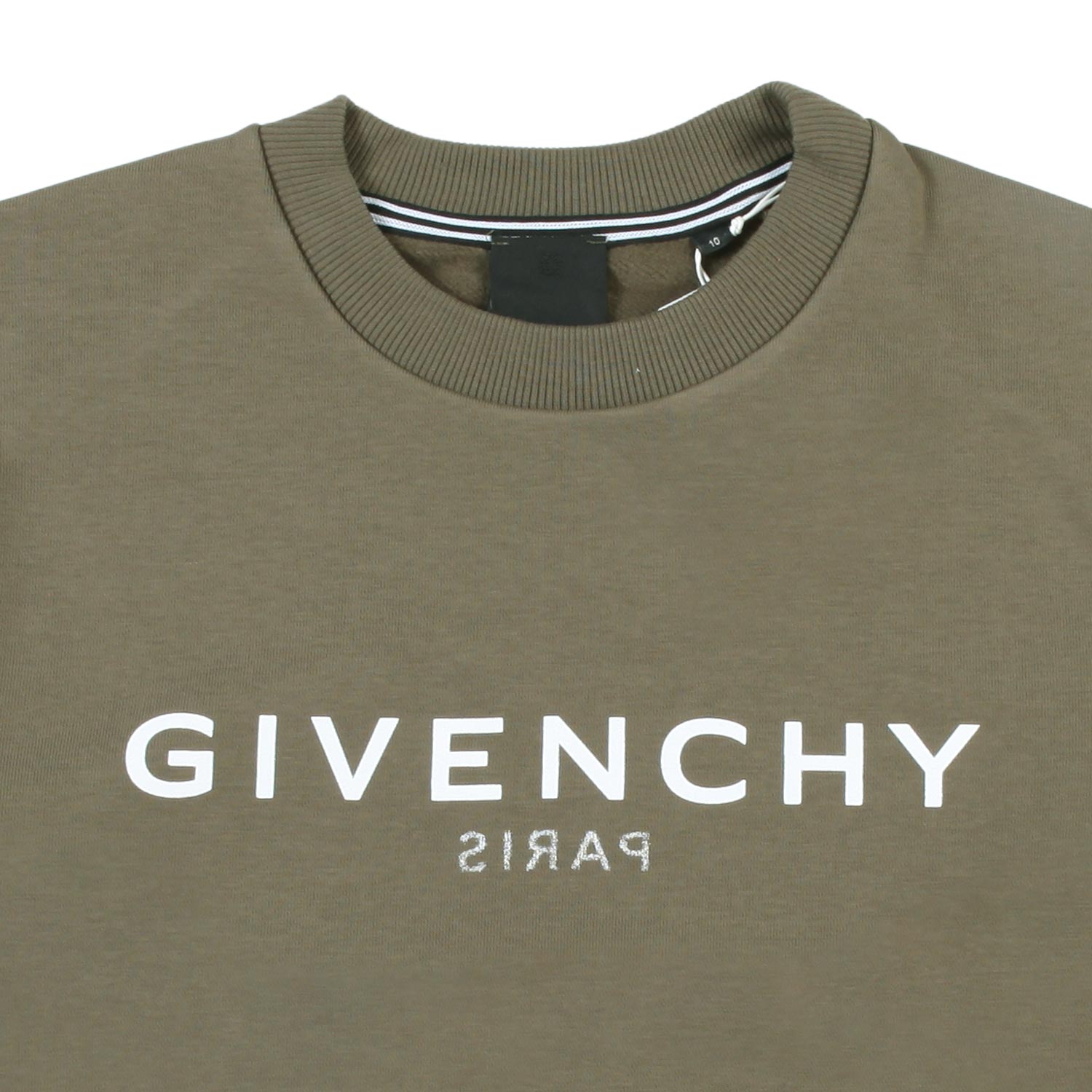 FELPA UNISEX VERDE OLIVA CON LOGHI BAMBINO E TEEN - annameglio.com abbigliamento moda