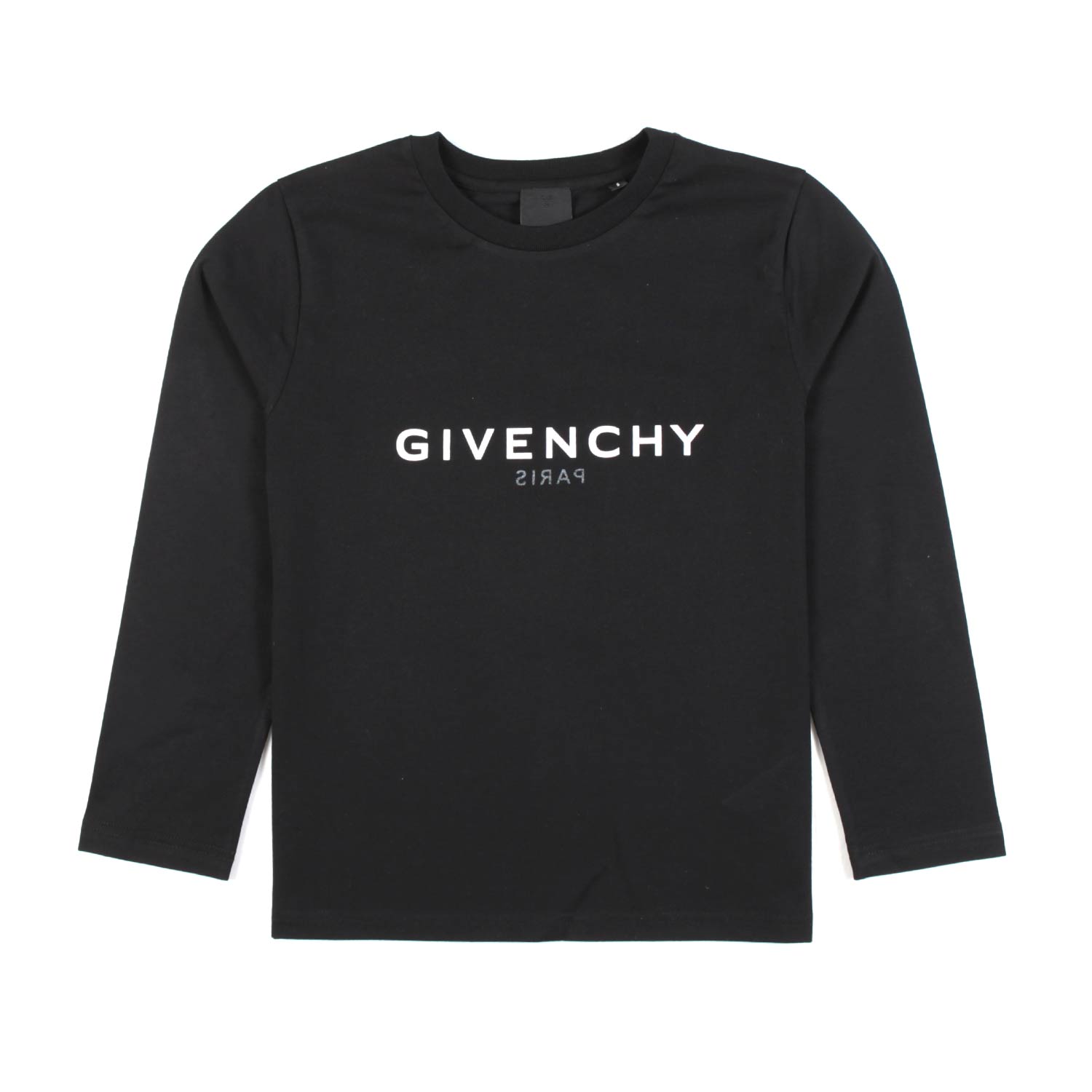 T-SHIRT MANICA LUNGA UNISEX NERA CON LOGHI - annameglio.com abbigliamento moda