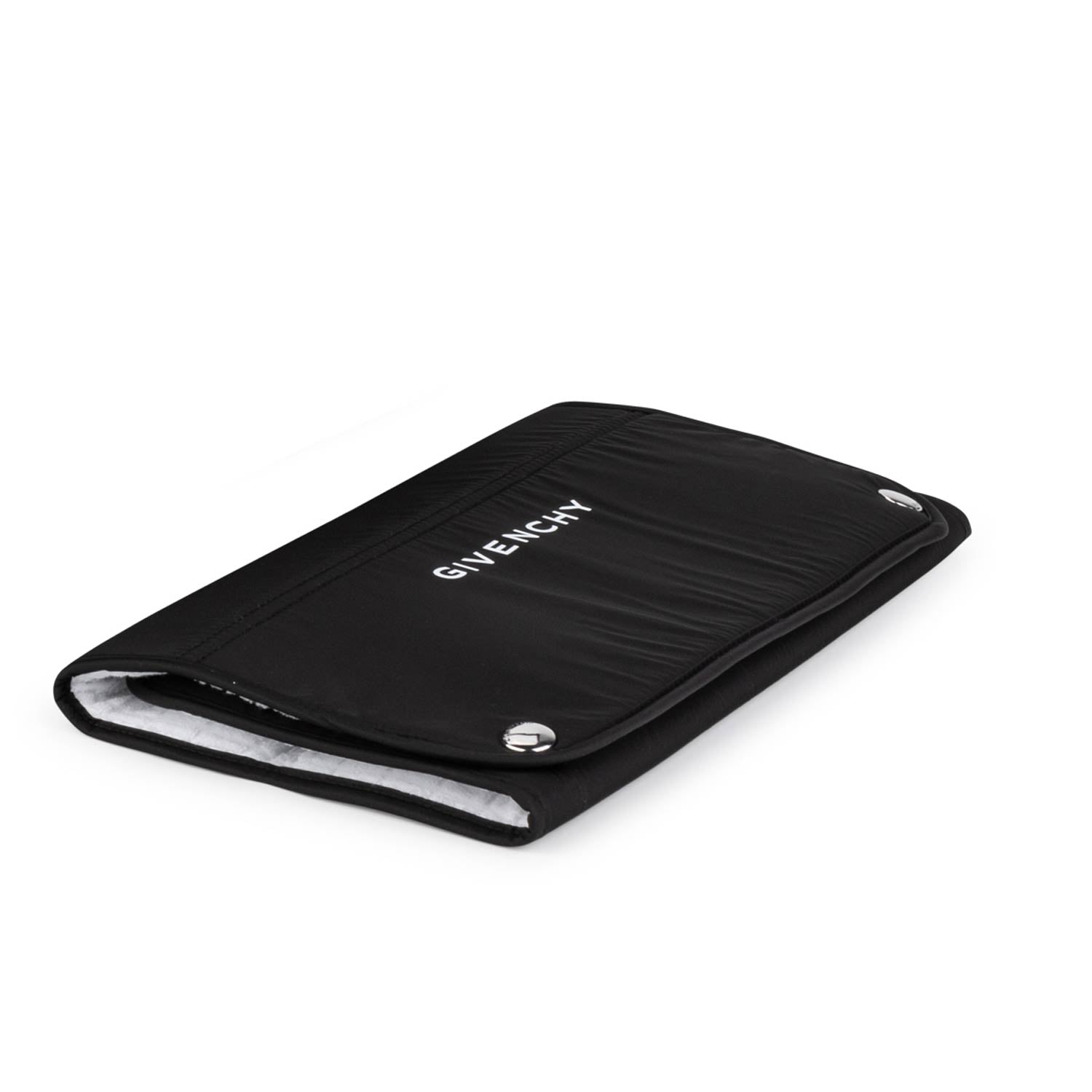 BORSA FASCIATOIO NERA CON DETTAGLI IN PELLE - annameglio.com abbigliamento moda