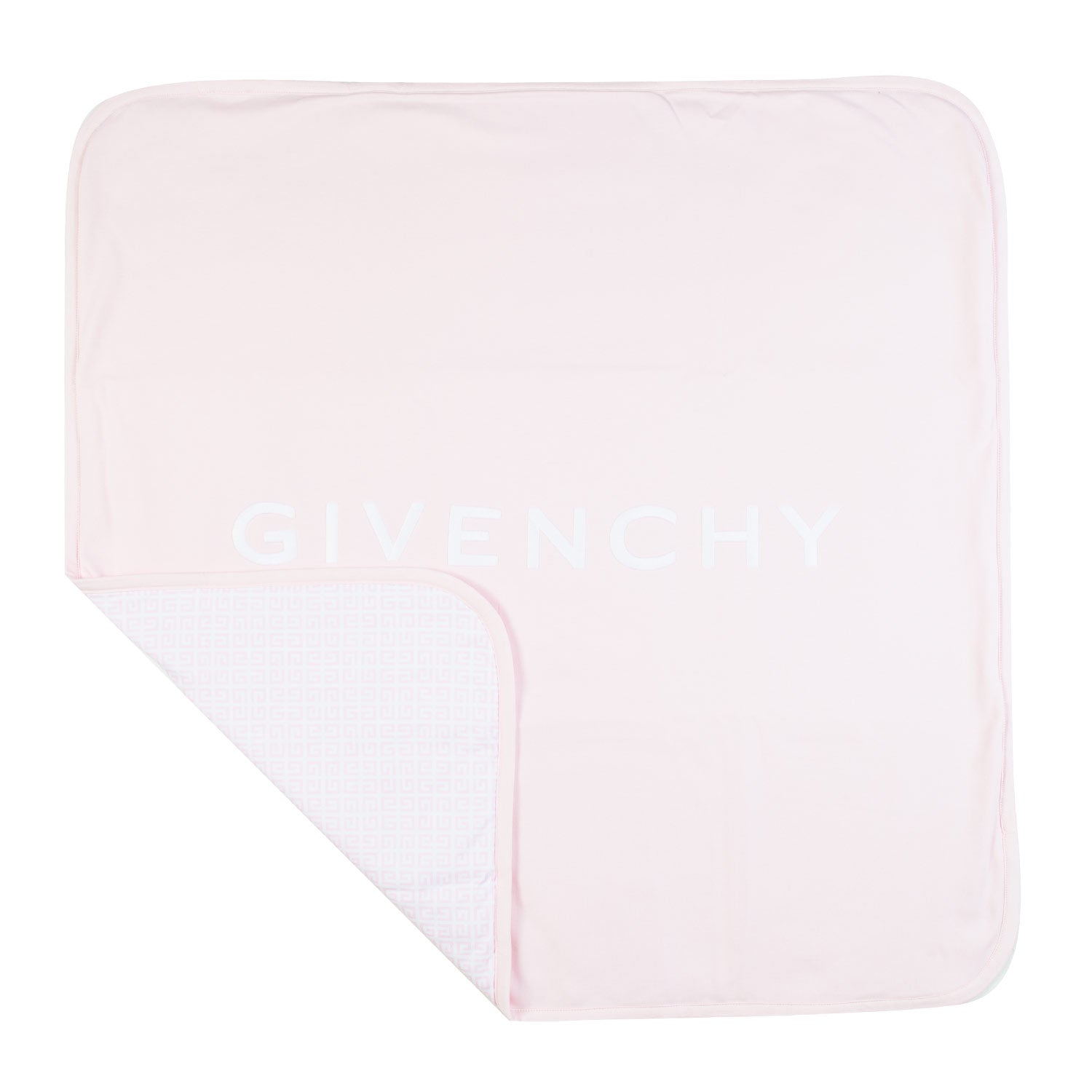 COPERTA ROSA CHIARO CON LOGO RICAMATO NEONATA - annameglio.com abbigliamento moda