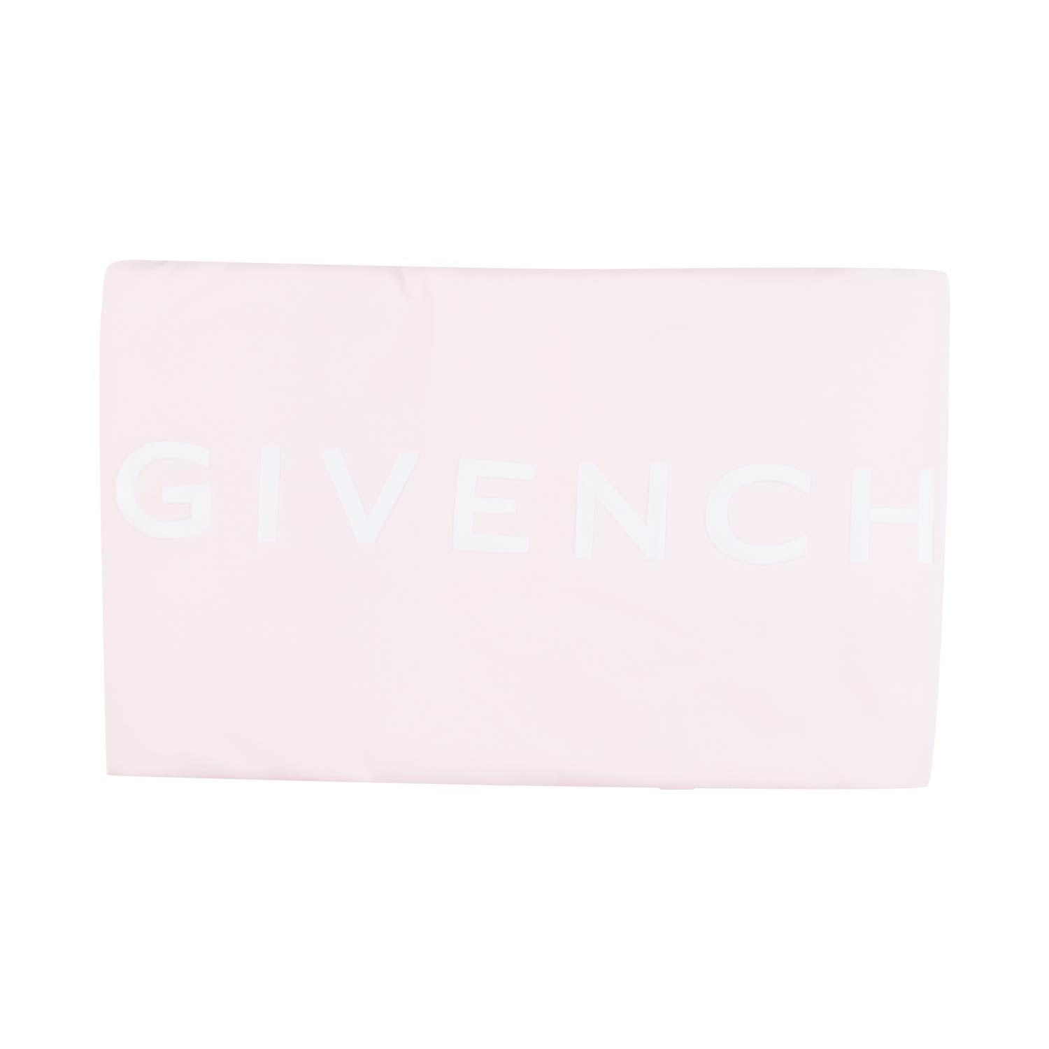COPERTA ROSA CHIARO CON LOGO RICAMATO NEONATA - annameglio.com abbigliamento moda