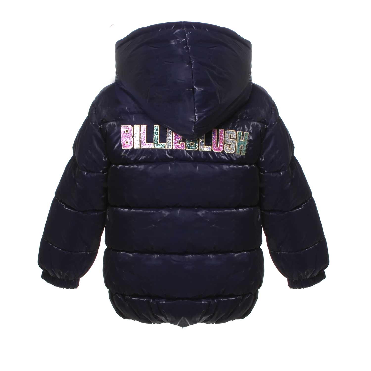 GIUBBOTTO BLU SCURO CON LOGO MULTICOLOR - annameglio.com abbigliamento moda