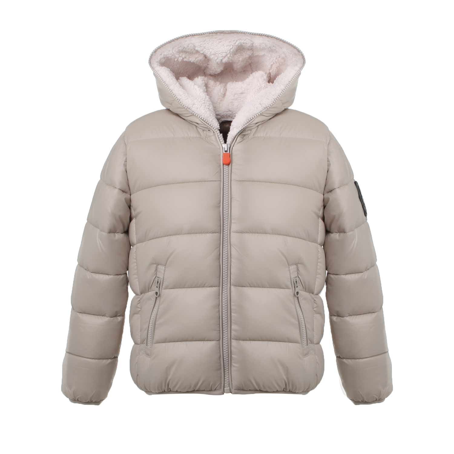 PIUMINO GABY BEIGE CON FODERA ECO TEDDY - annameglio.com abbigliamento moda