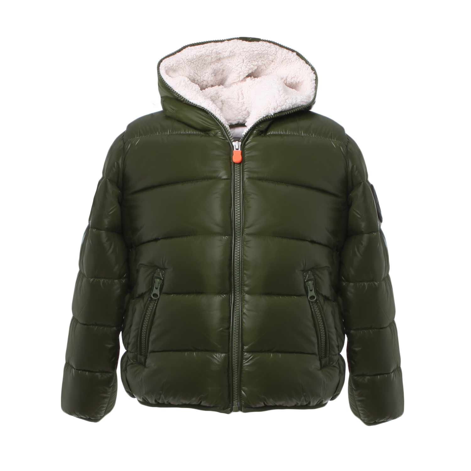 PIUMINO UNISEX GABY VERDE CON FODERA ECO TEDDY - annameglio.com abbigliamento moda