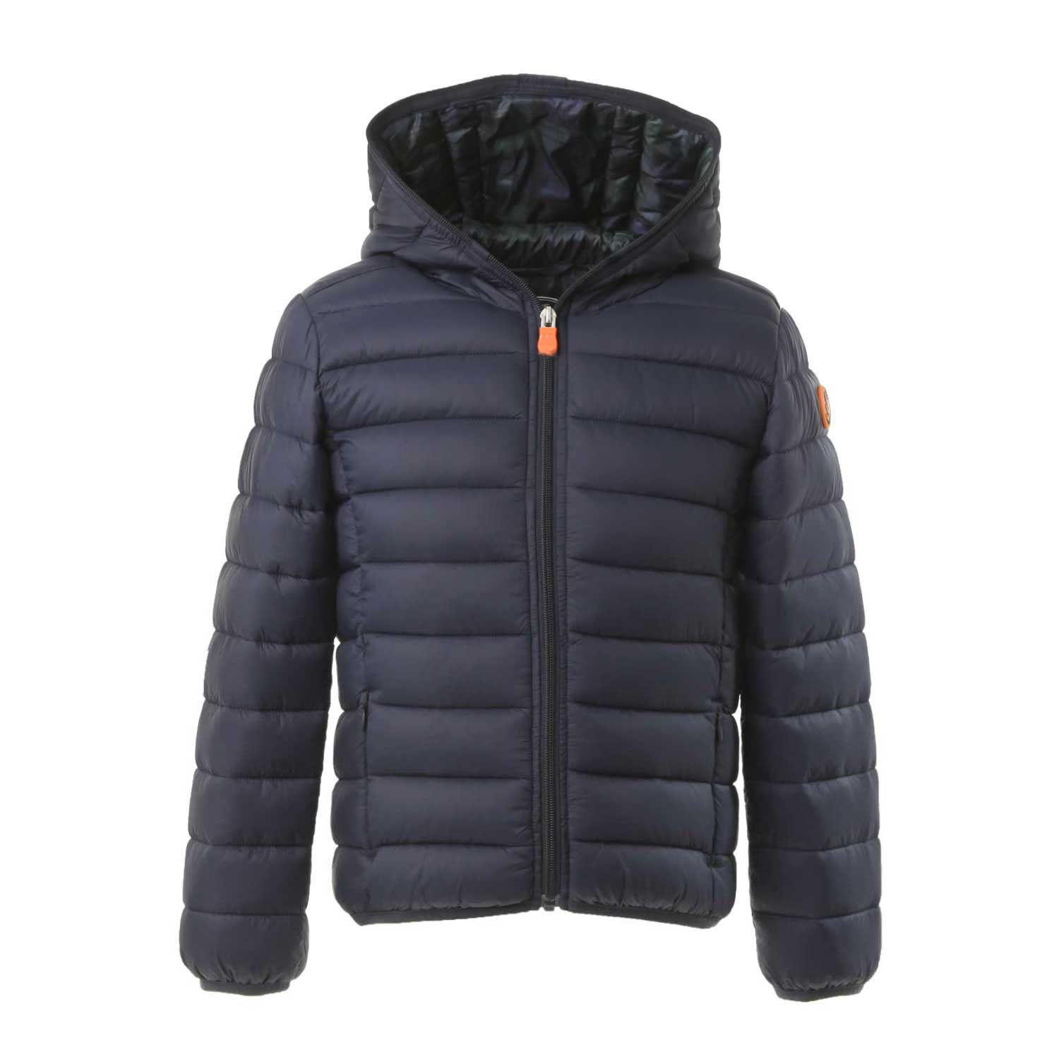 PIUMINO AMBER BLU E TARTAN BAMBINA E TEEN - annameglio.com abbigliamento moda