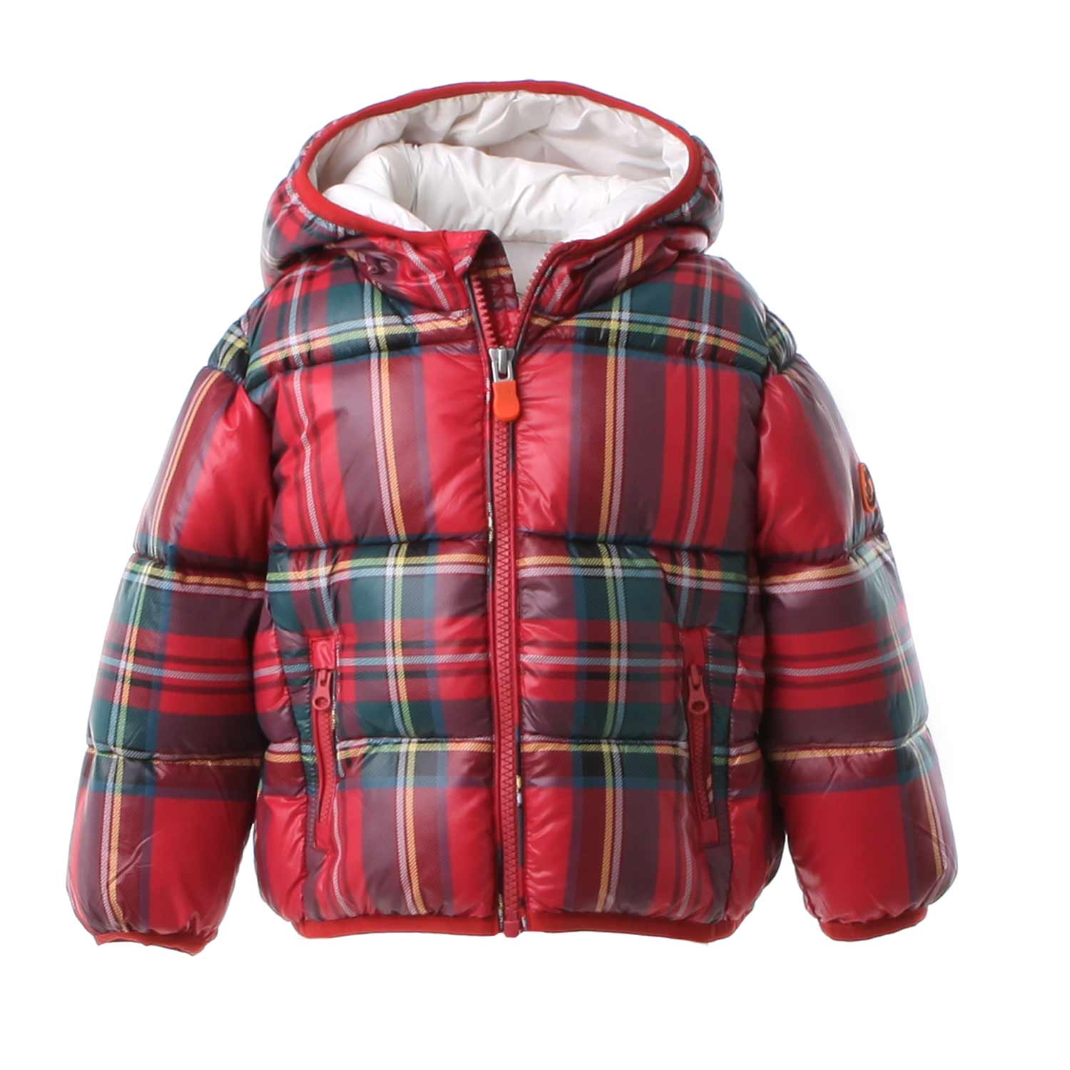 PIUMINO PATSY ROSSO TARTAN NEONATO - annameglio.com abbigliamento moda