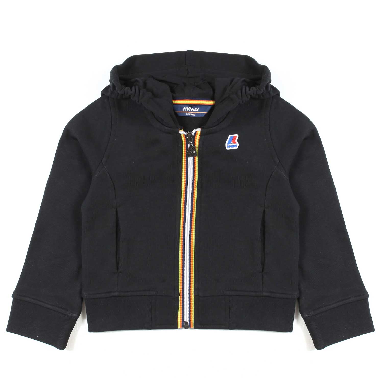 FELPA UNISEX DELINE FRENCH TERRY NERA - annameglio.com abbigliamento moda