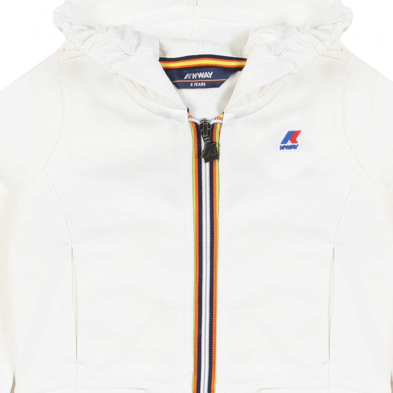 FELPA UNISEX DELINE FRENCH TERRY BIANCA - annameglio.com abbigliamento moda