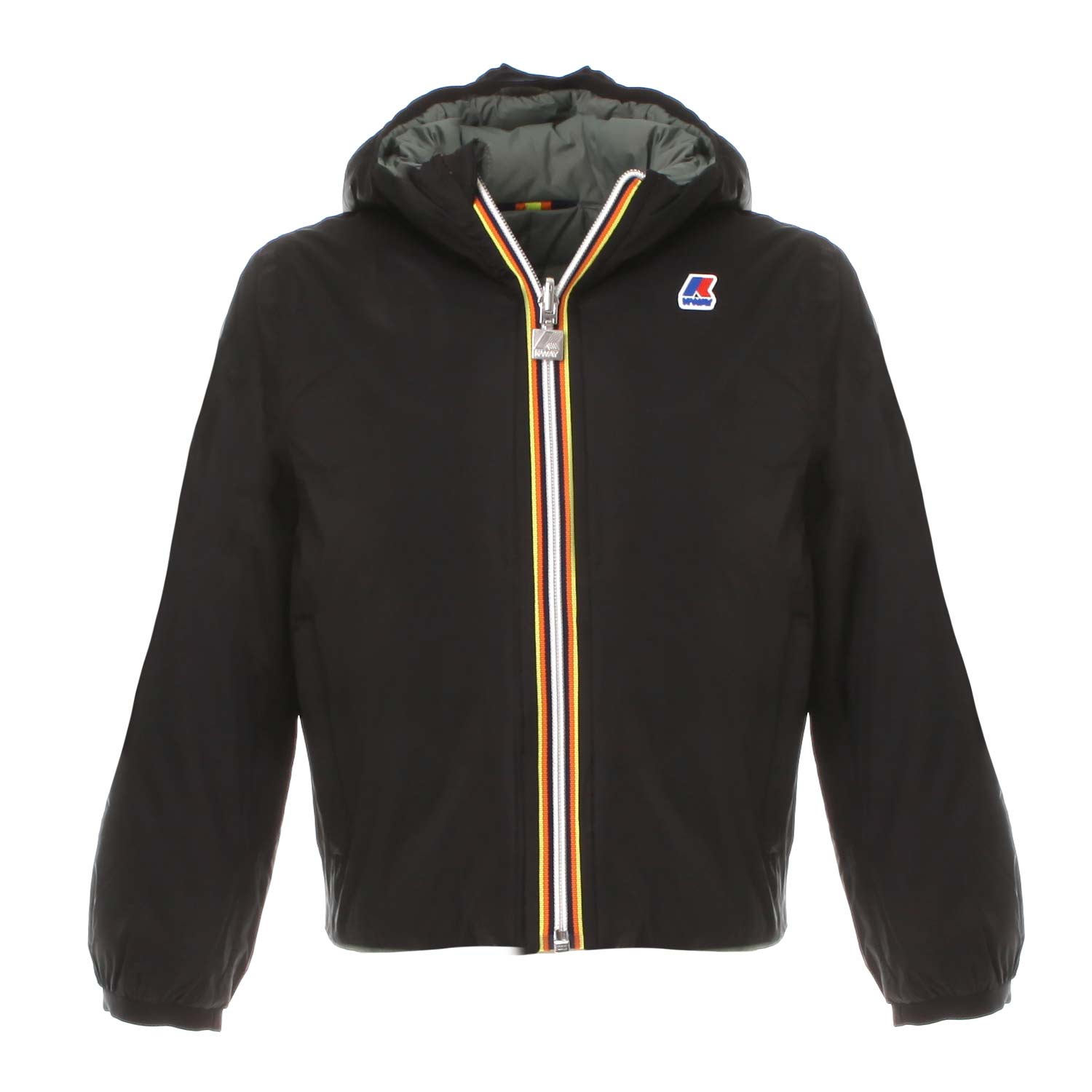 PIUMINO JACQUES THERMO PLUS2 DOUBLE NERO E VERDE - annameglio.com abbigliamento moda