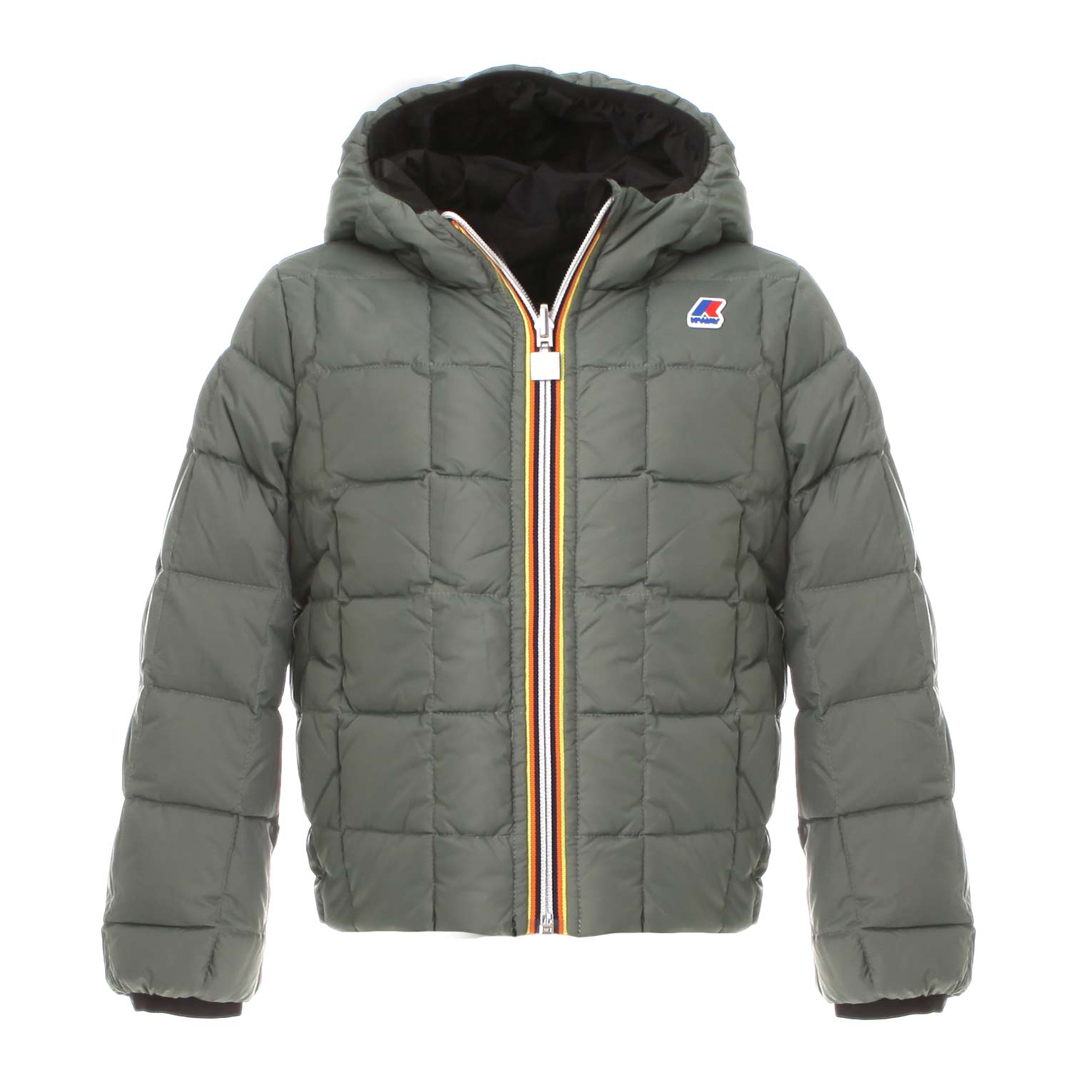 PIUMINO JACQUES THERMO PLUS2 DOUBLE NERO E VERDE - annameglio.com abbigliamento moda