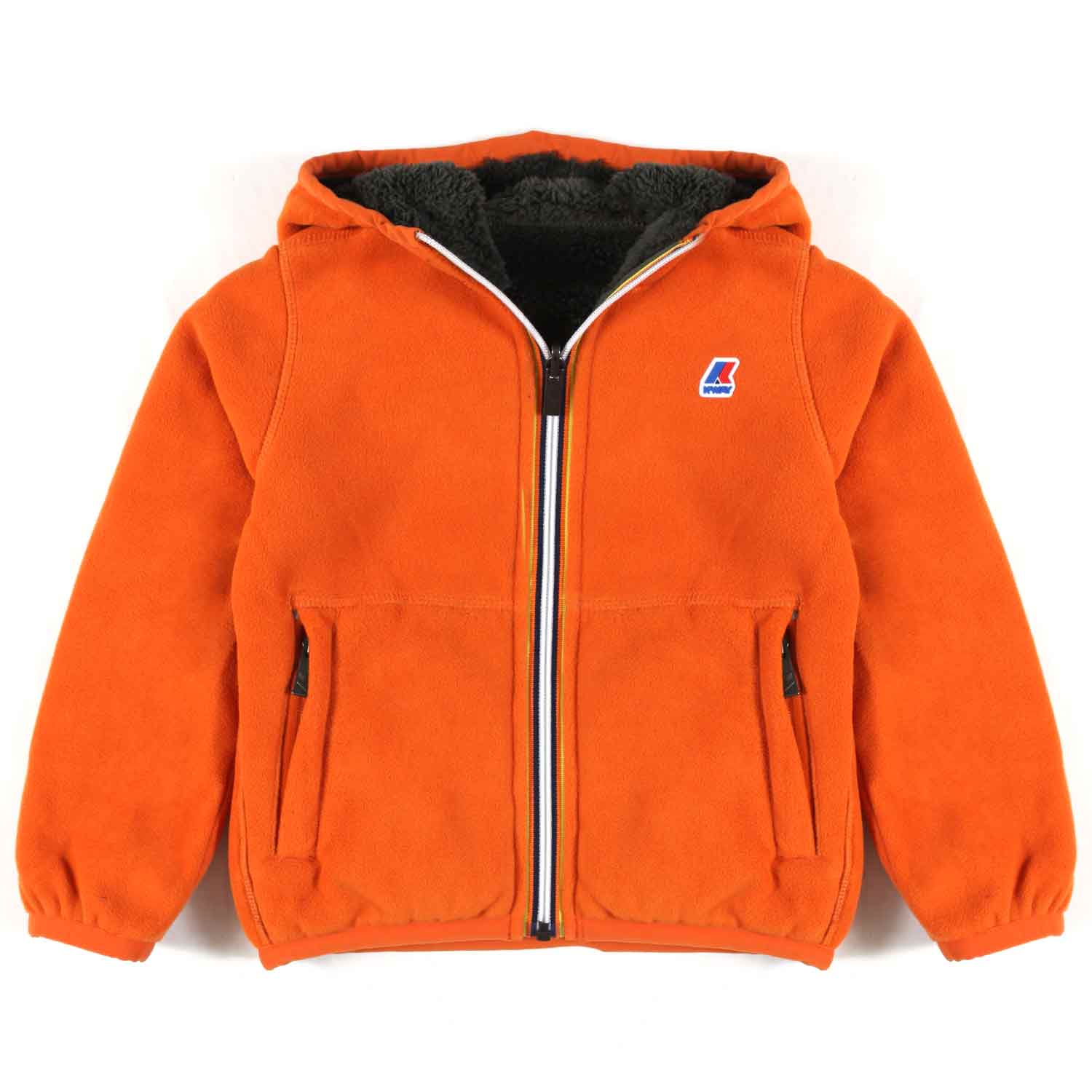 GIACCA JACQUES POLAR DOUBLE ARANCIONE E VERDE - annameglio.com abbigliamento moda