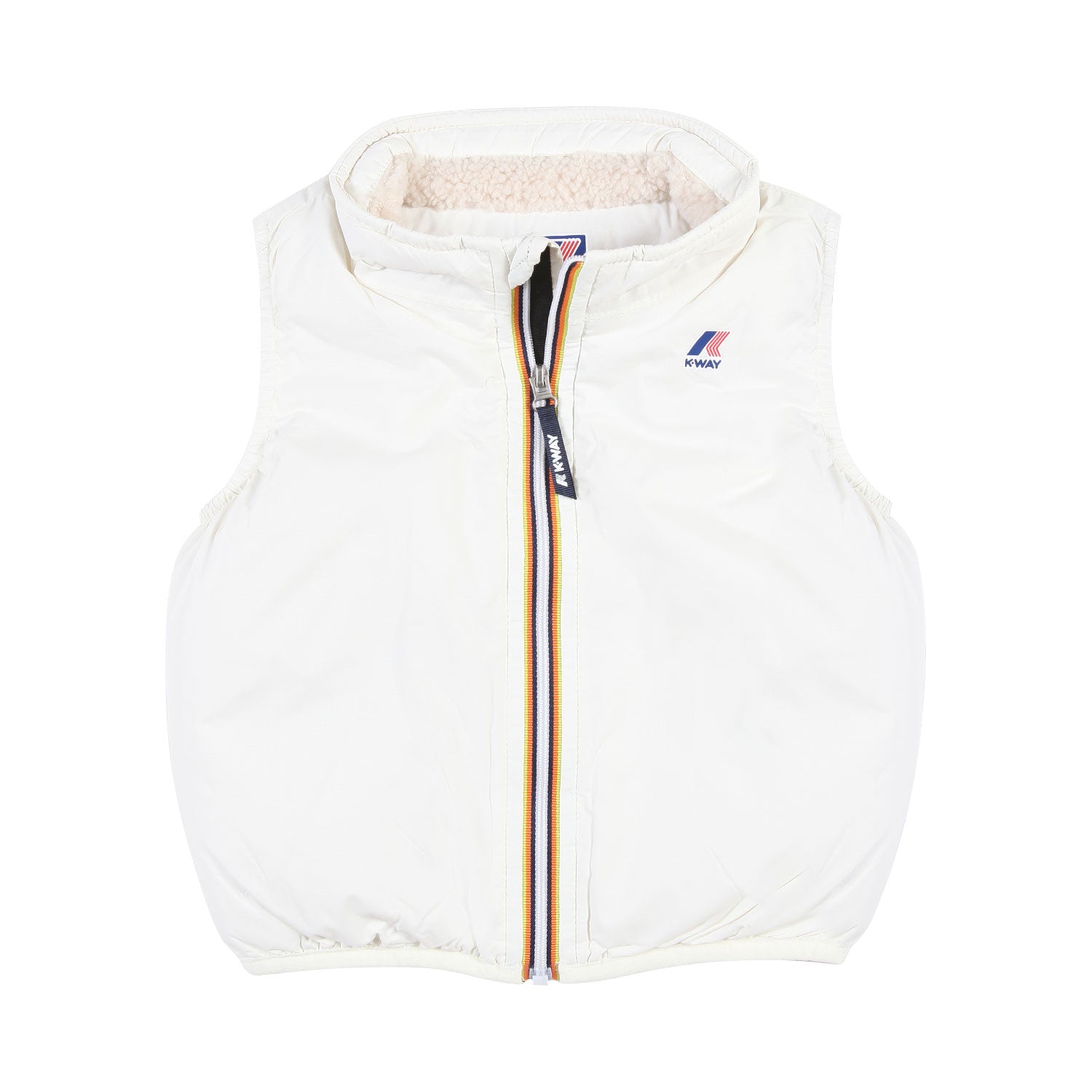 GILET ROULAND ORSETTO UNISEX BIANCO E ECRU - annameglio.com abbigliamento moda