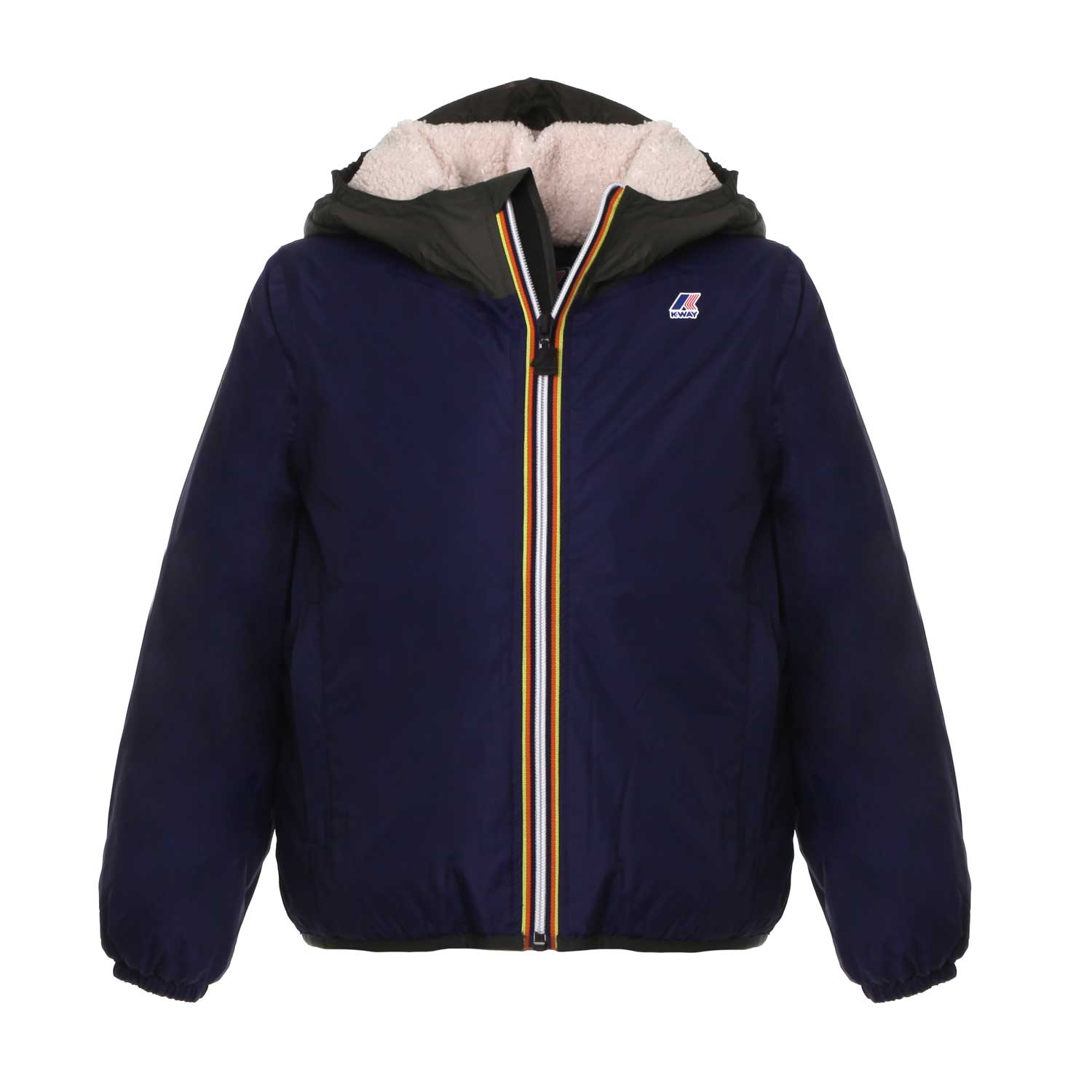 GIACCA UNISEX CLAUDE ORSETTO BLU E VERDE - annameglio.com abbigliamento moda