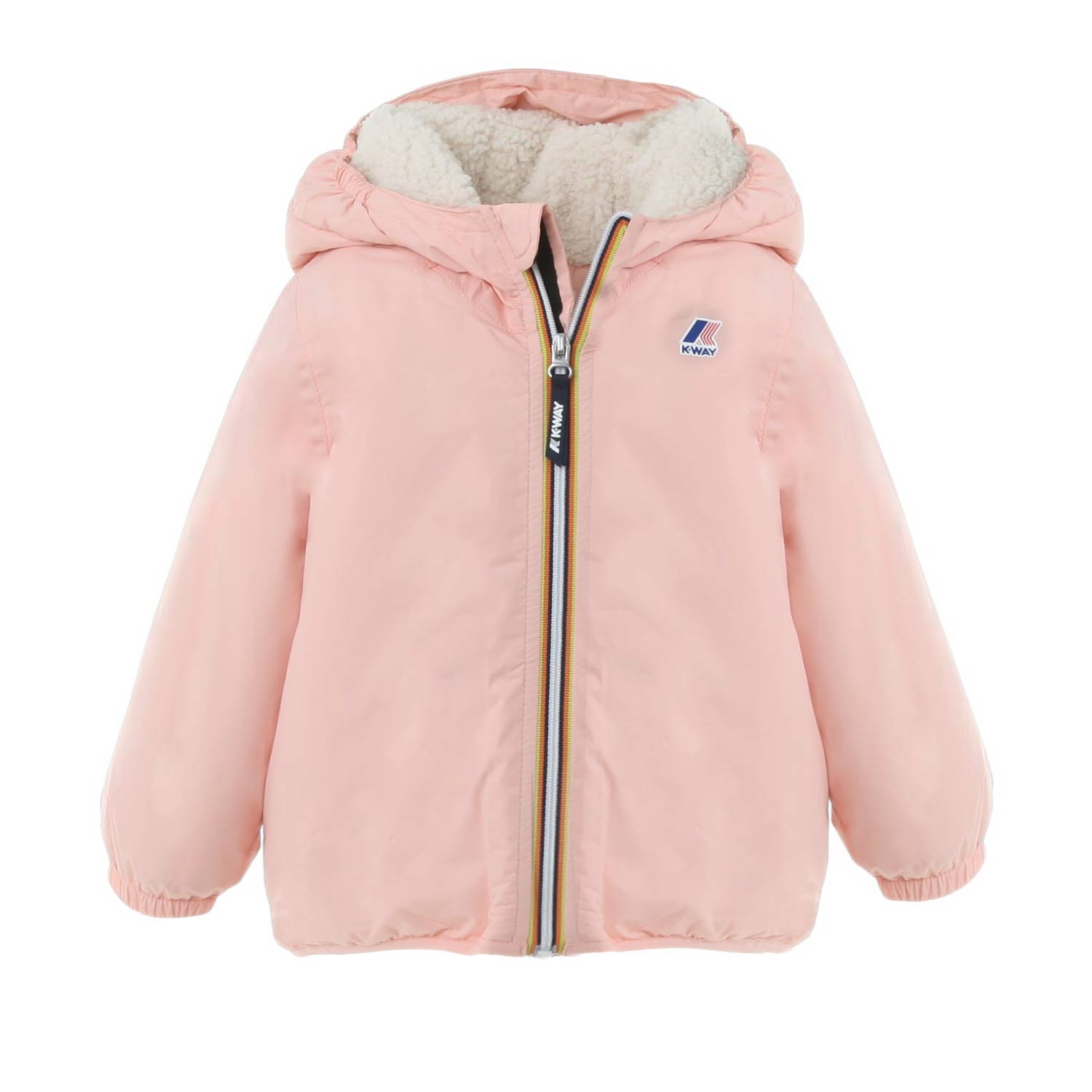 GIACCA CLAUDINE ORSETTO ROSA CHIARO BAMBINA - annameglio.com abbigliamento moda