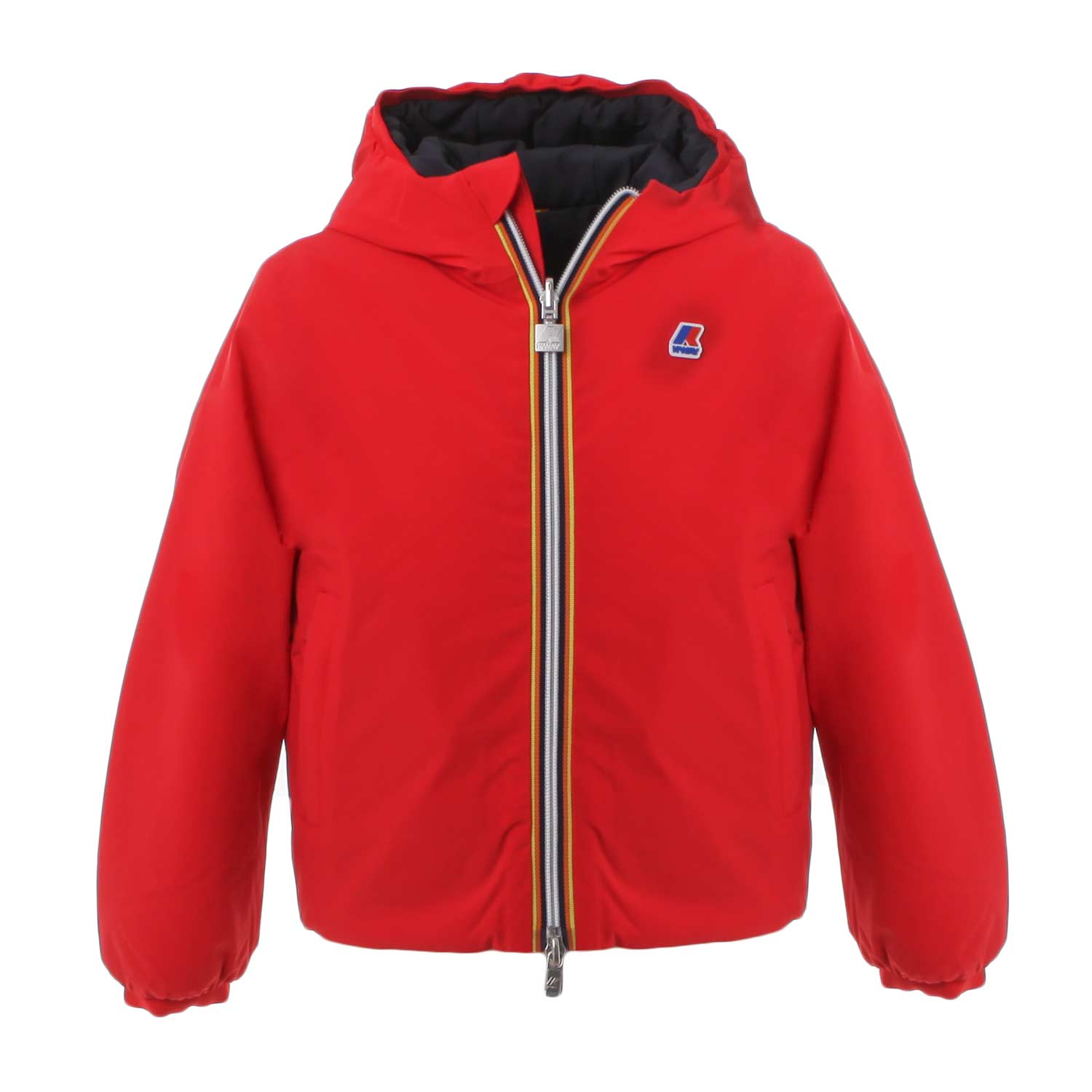 GIACCA JACQUES WARM DOUBLE ROSSA E BLU - annameglio.com abbigliamento moda