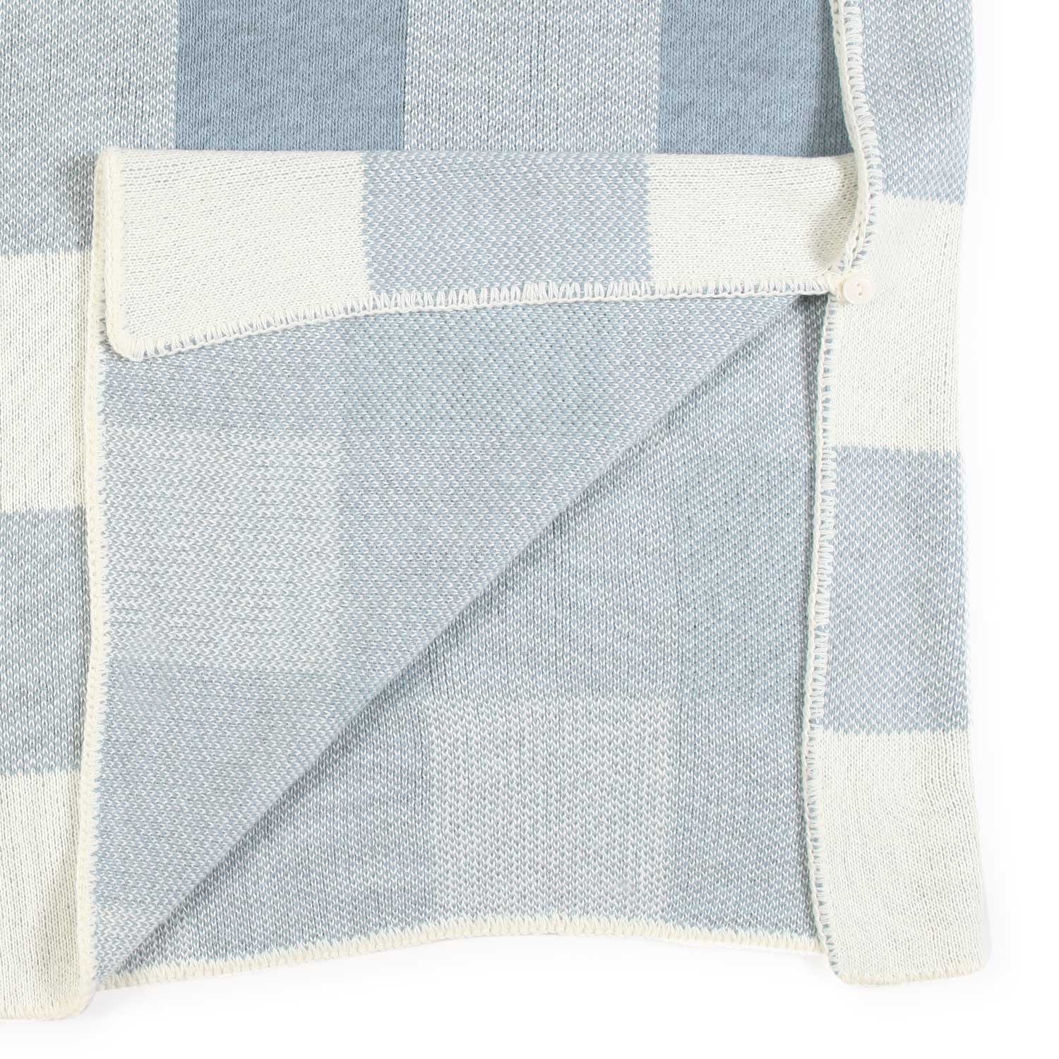 MANTELLA PANNA E CELESTE CHECK BAMBINA E TEEN - annameglio.com abbigliamento moda