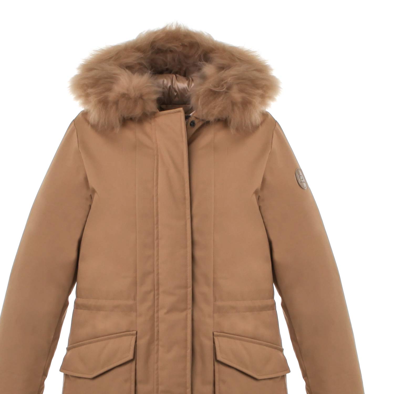 GIUBBOTTO COTTON PARKA GOLD KHAKI BAMBINA E TEEN - annameglio.com abbigliamento moda