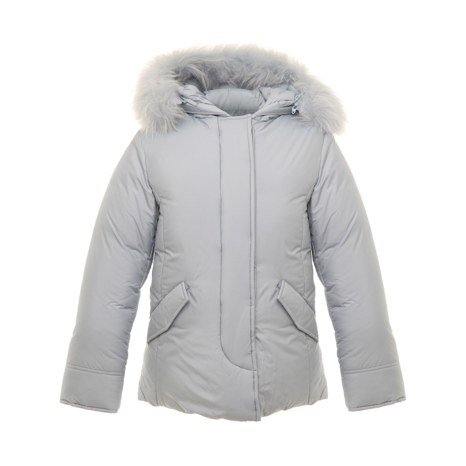 ARCTIC PARKA CORTO CELESTE BAMBINA E TEEN - annameglio.com abbigliamento moda