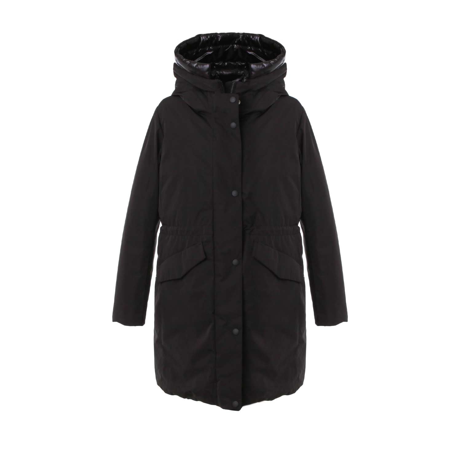 PARKA EXPEDITION NERO OPACO BAMBINA E TEENAGER - annameglio.com abbigliamento moda