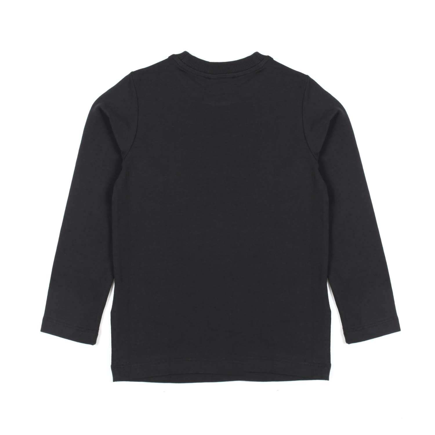 T-SHIRT MANICA LUNGA NERA E TURCHESE - annameglio.com abbigliamento moda