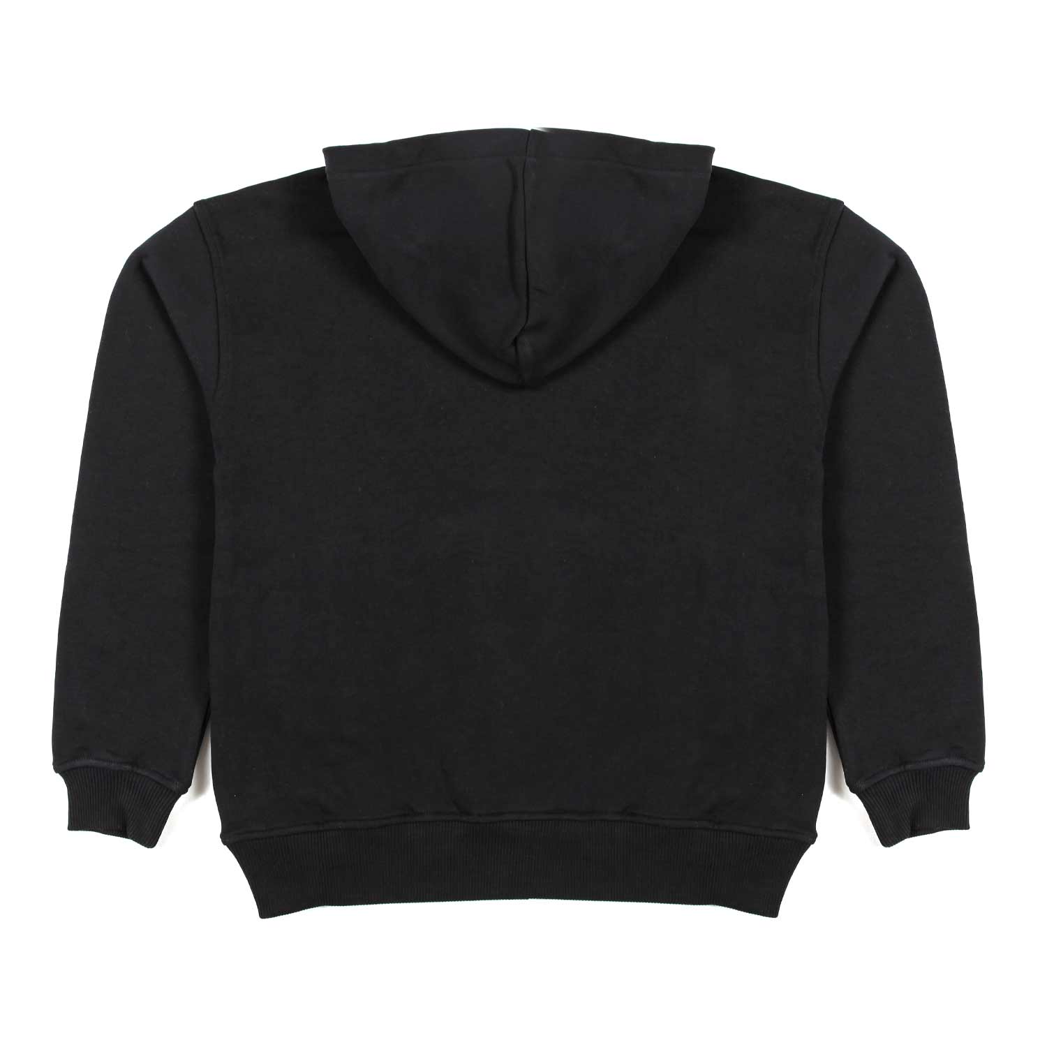 FELPA HOODIE NERA E TURCHESE BAMBINA E TEEN - annameglio.com abbigliamento moda