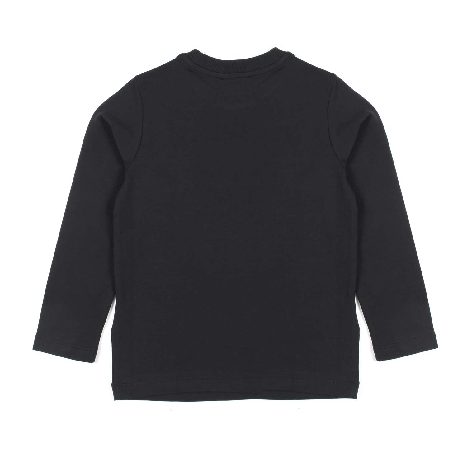 T-SHIRT MANICA LUNGA NERA CON TEDDY BEAR - annameglio.com abbigliamento moda