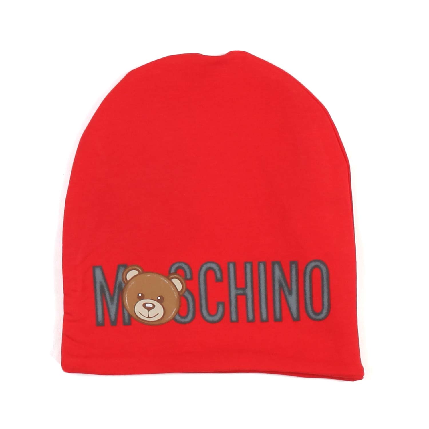 CAPPELLO BABY ROSSO CON LOGO TEDDY BEAR - annameglio.com abbigliamento moda