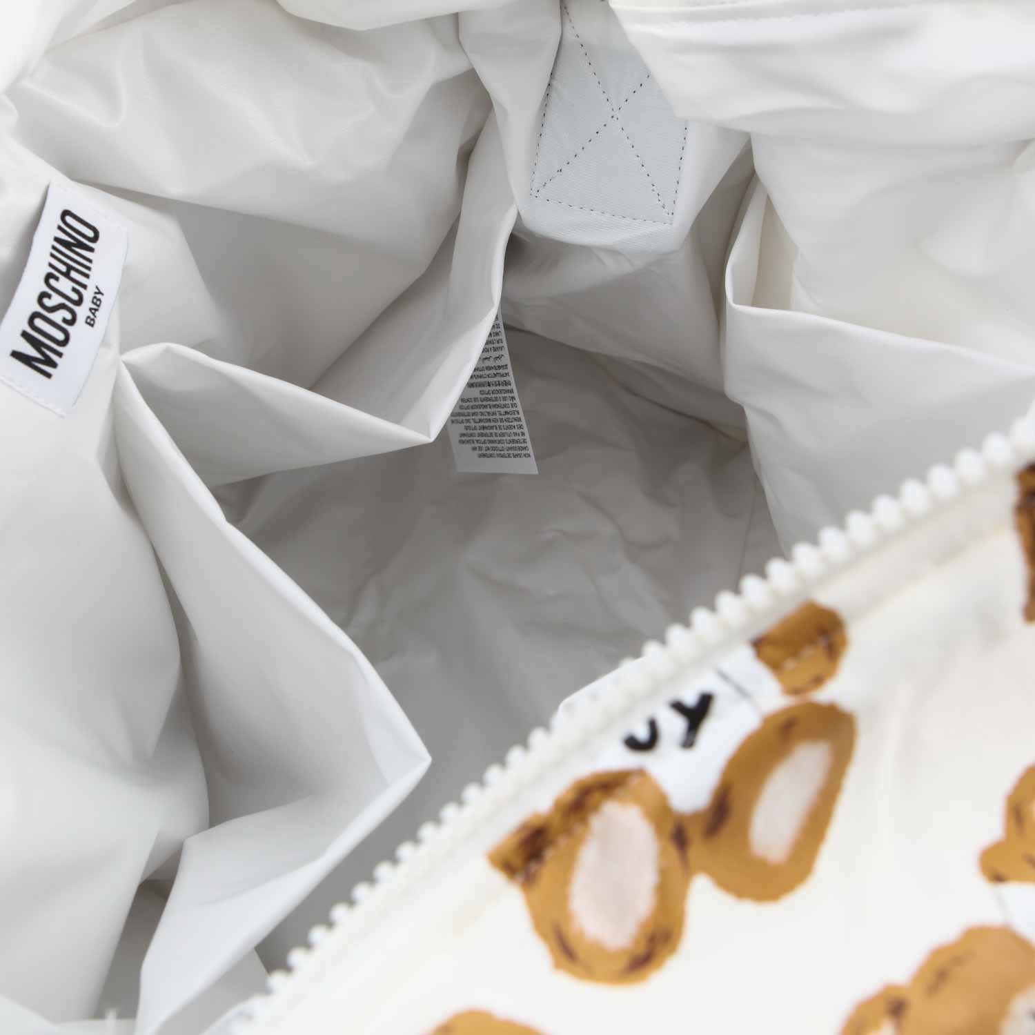 BORSA FASCIATOIO TEDDY BEAR BIANCA - annameglio.com abbigliamento moda