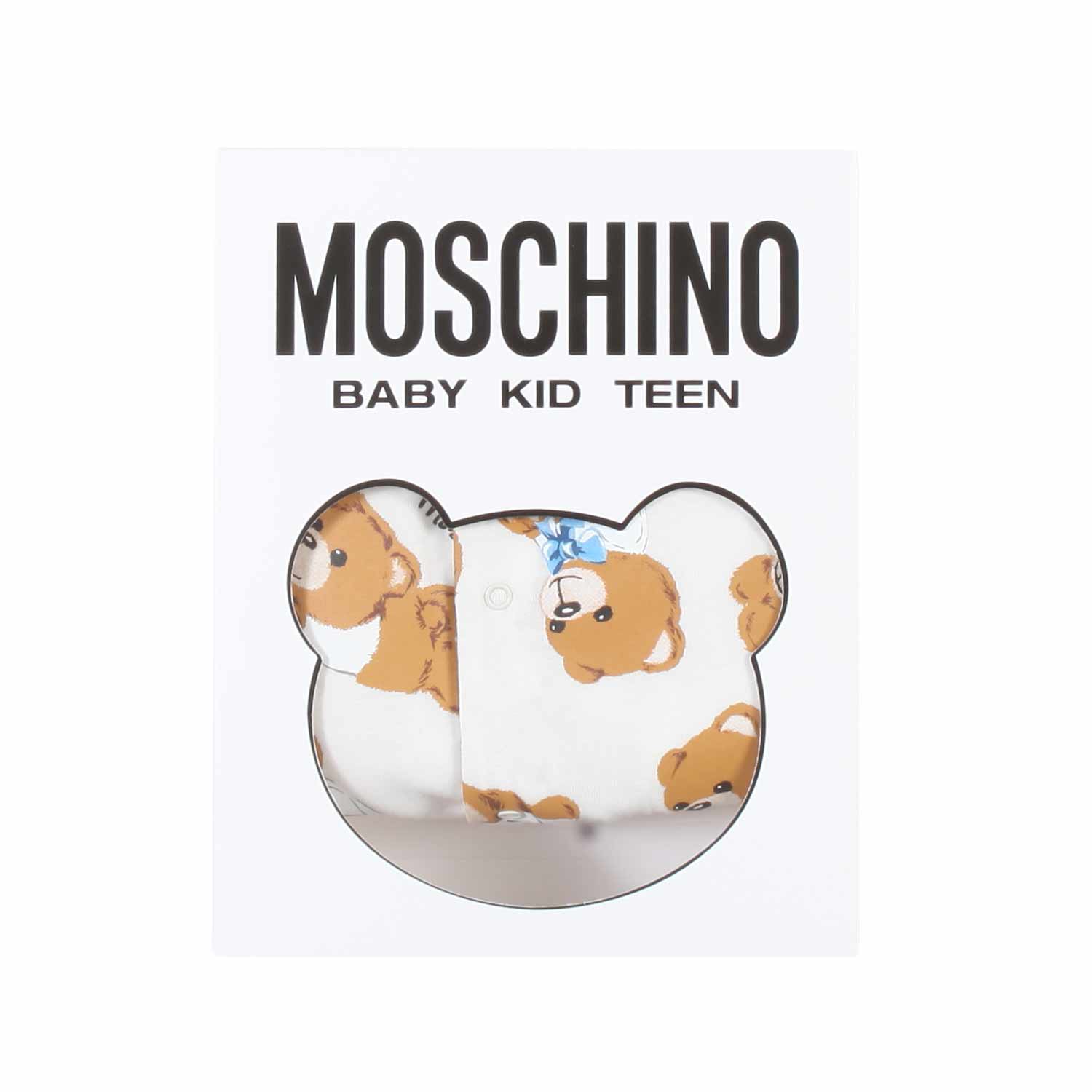 SET 2 TUTINE TEDDY BEAR BIANCHE UNISEX - annameglio.com abbigliamento moda