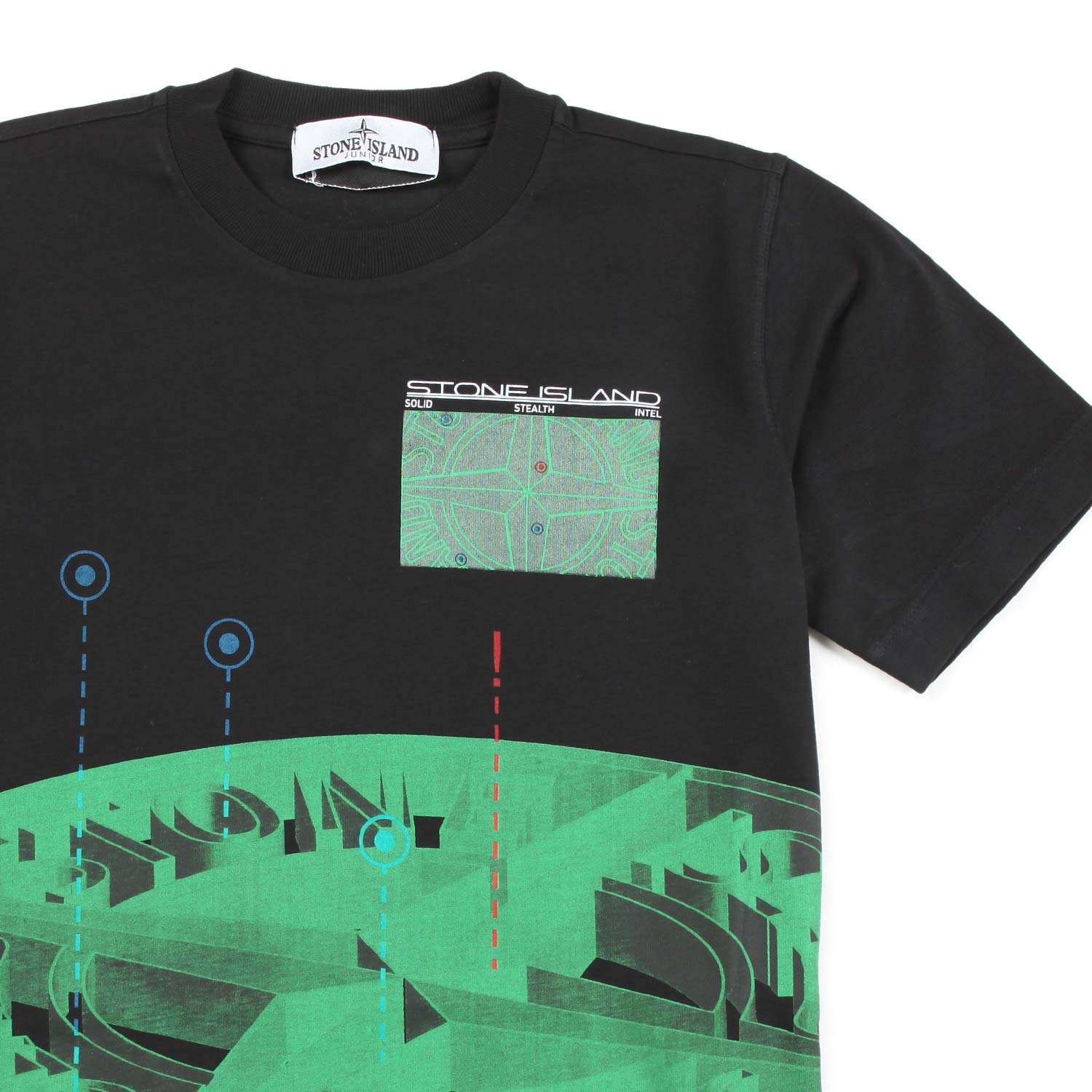 T-SHIRT NERA E VERDE BAMBINO E TEENAGER - annameglio.com abbigliamento moda