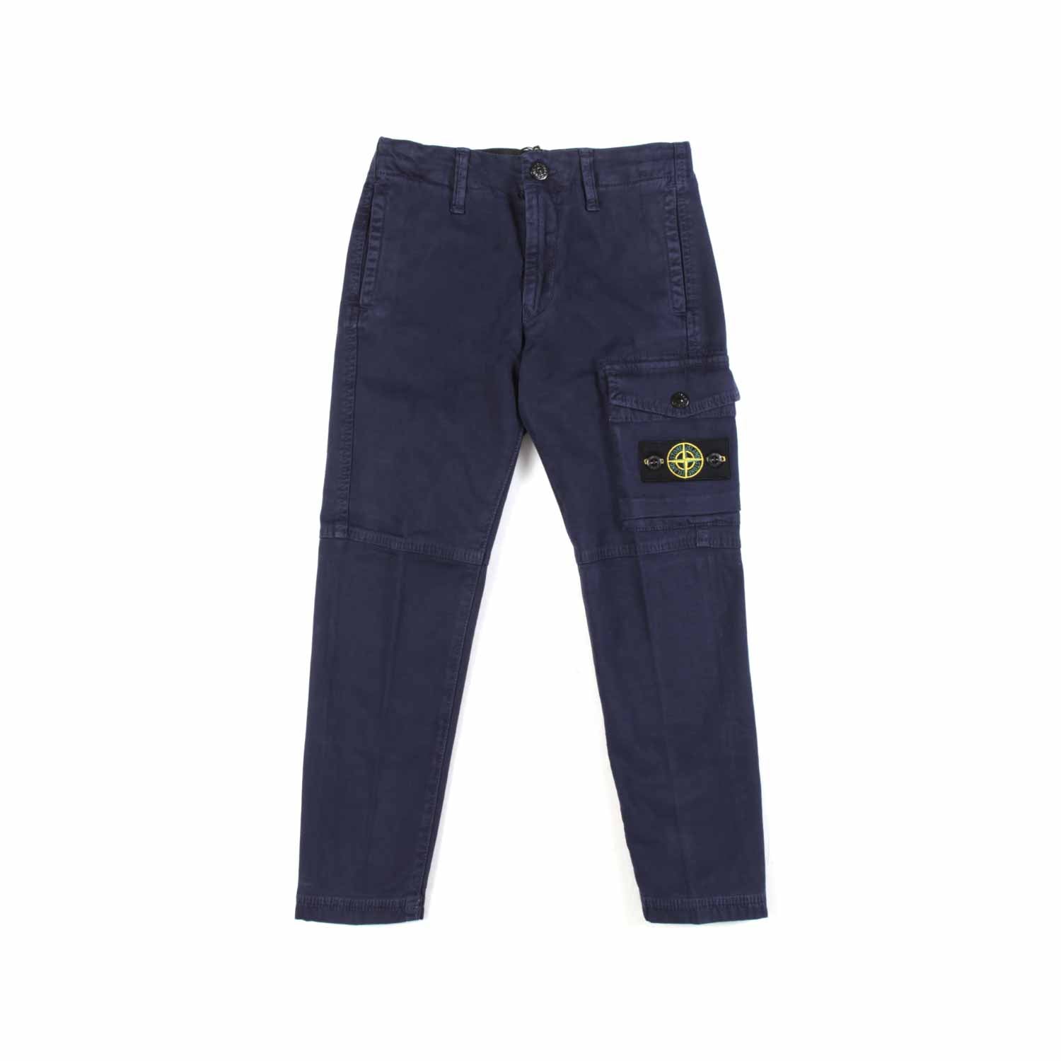 PANTALONE BLU CON TASCA CARGO BAMBINO E TEEN - annameglio.com abbigliamento moda