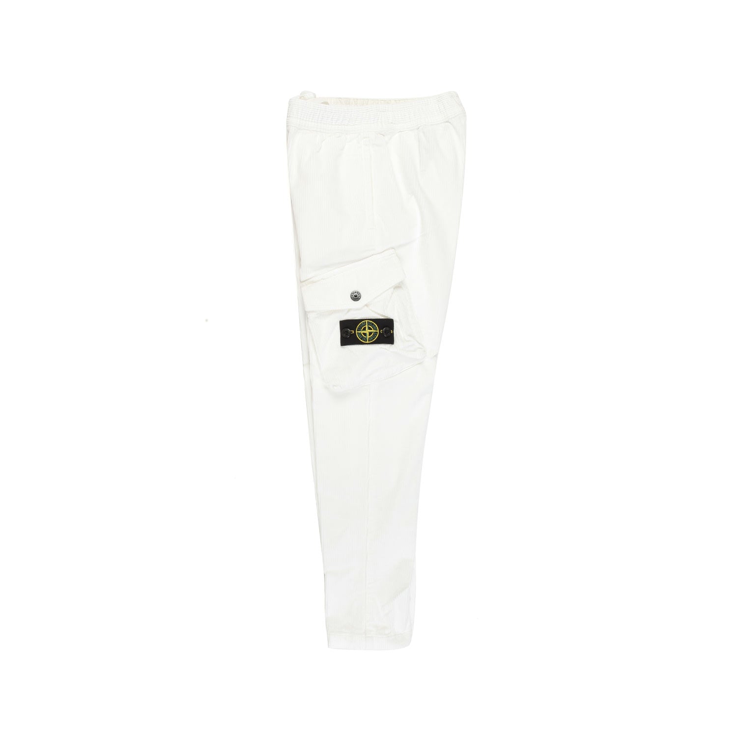 PANTALONE BIANCO DI VELLUTO CON TASCA CARGO - annameglio.com abbigliamento moda