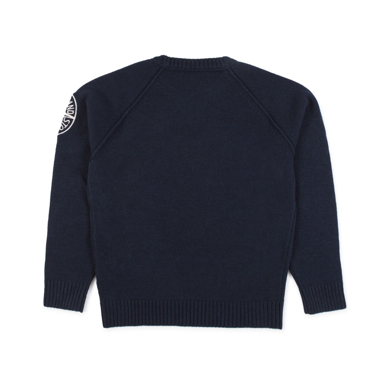 PULLOVER BLU NAVY CON LOGO RICAMATO - annameglio.com abbigliamento moda