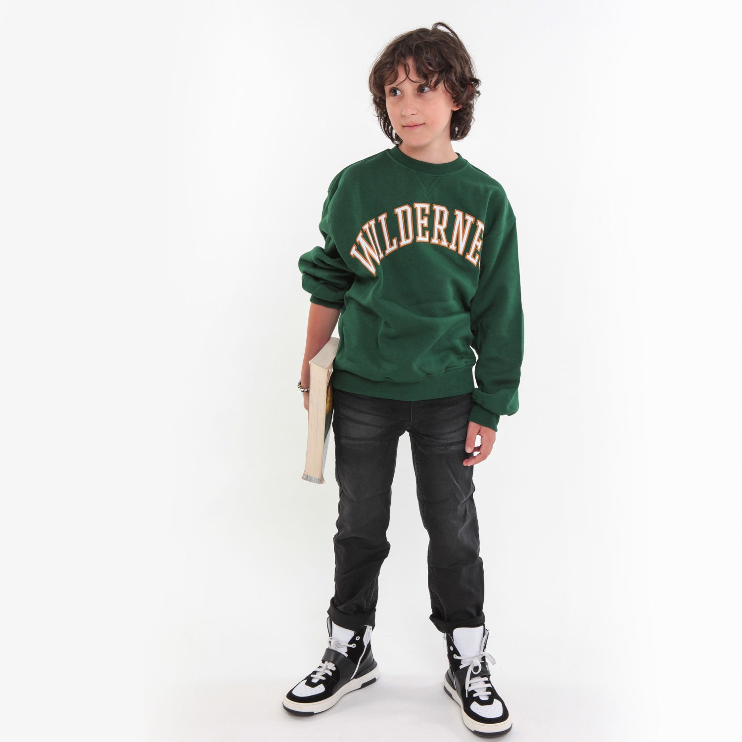 FELPA NO-GENDER MAGNI EDEN VERDE - annameglio.com abbigliamento moda