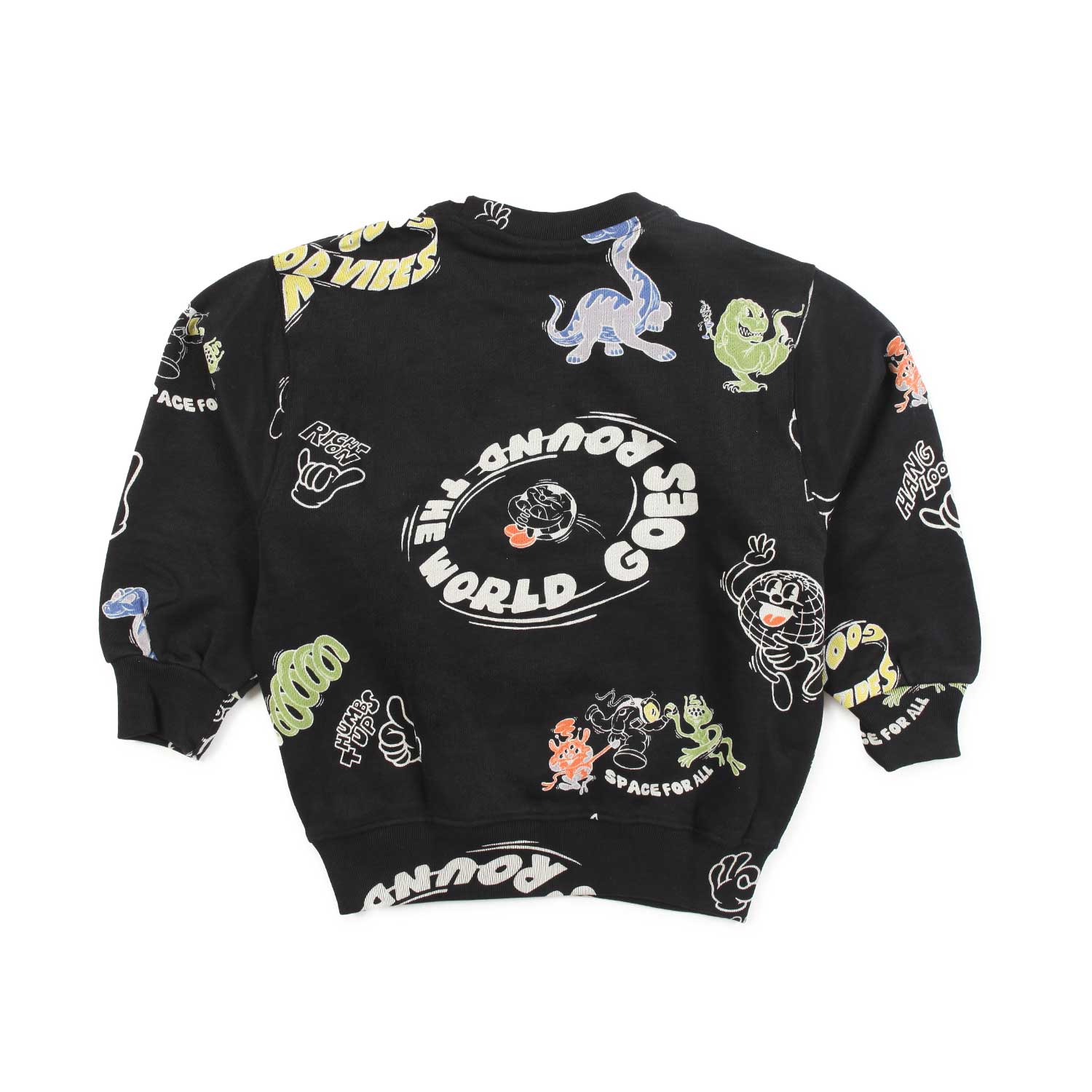 FELPA MONTI ACE NERA BAMBINO E BAMBINA - annameglio.com abbigliamento moda